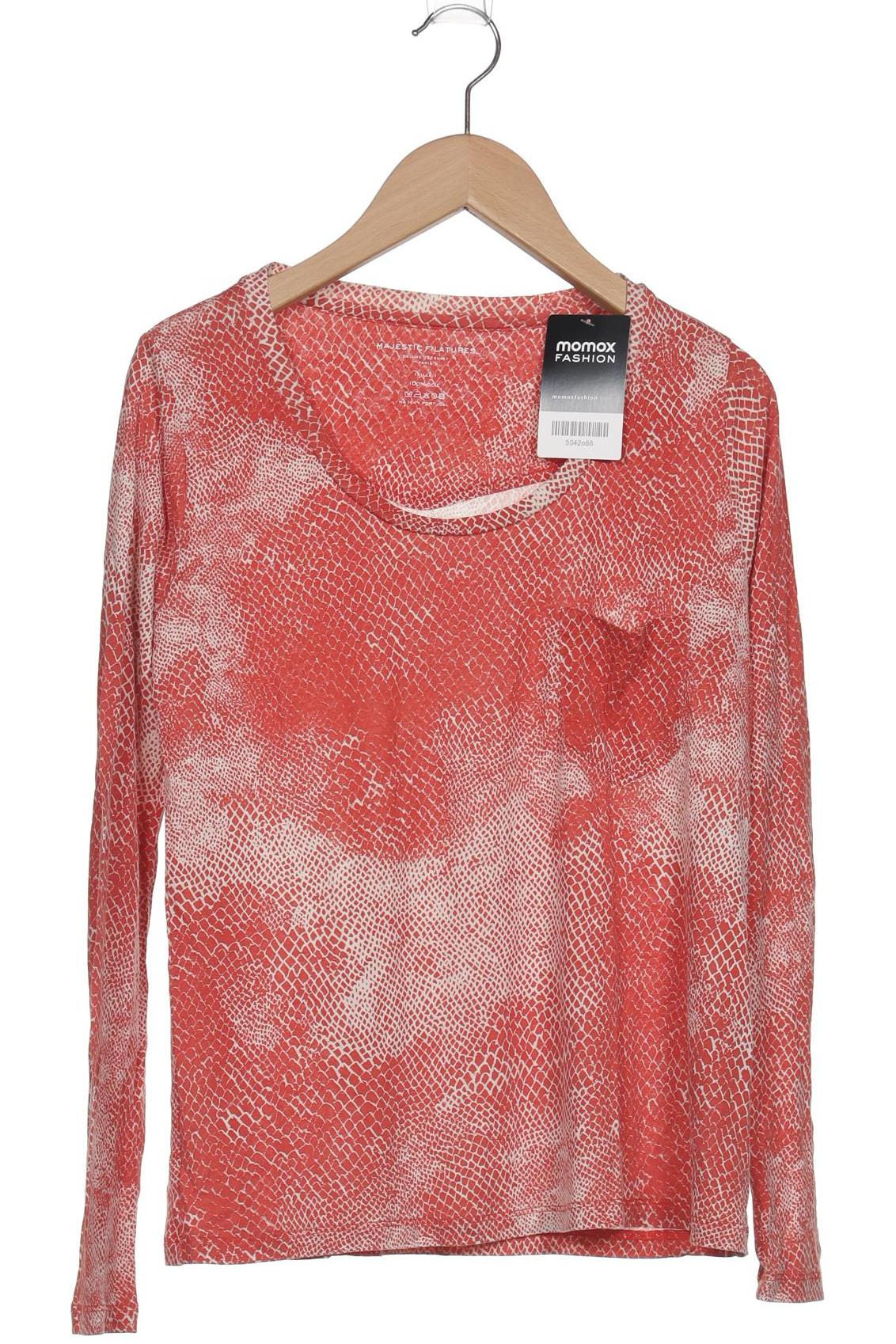 

Majestic Filatures Damen Langarmshirt, rot, Gr. 32