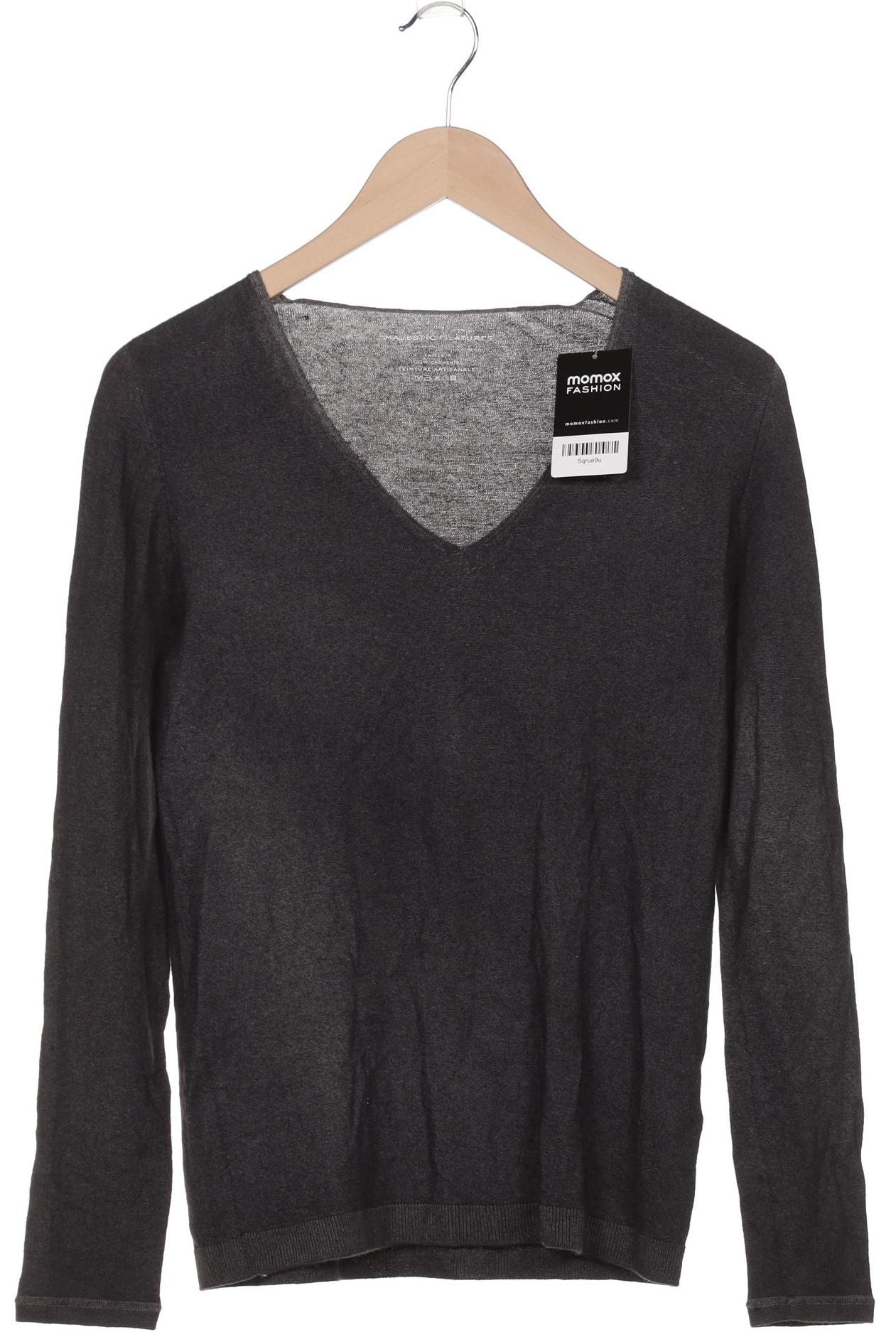 

Majestic Filatures Damen Pullover, grau, Gr. 38