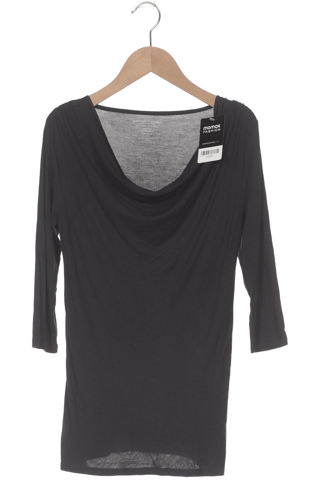 

Majestic Filatures Damen Langarmshirt, marineblau, Gr. 32