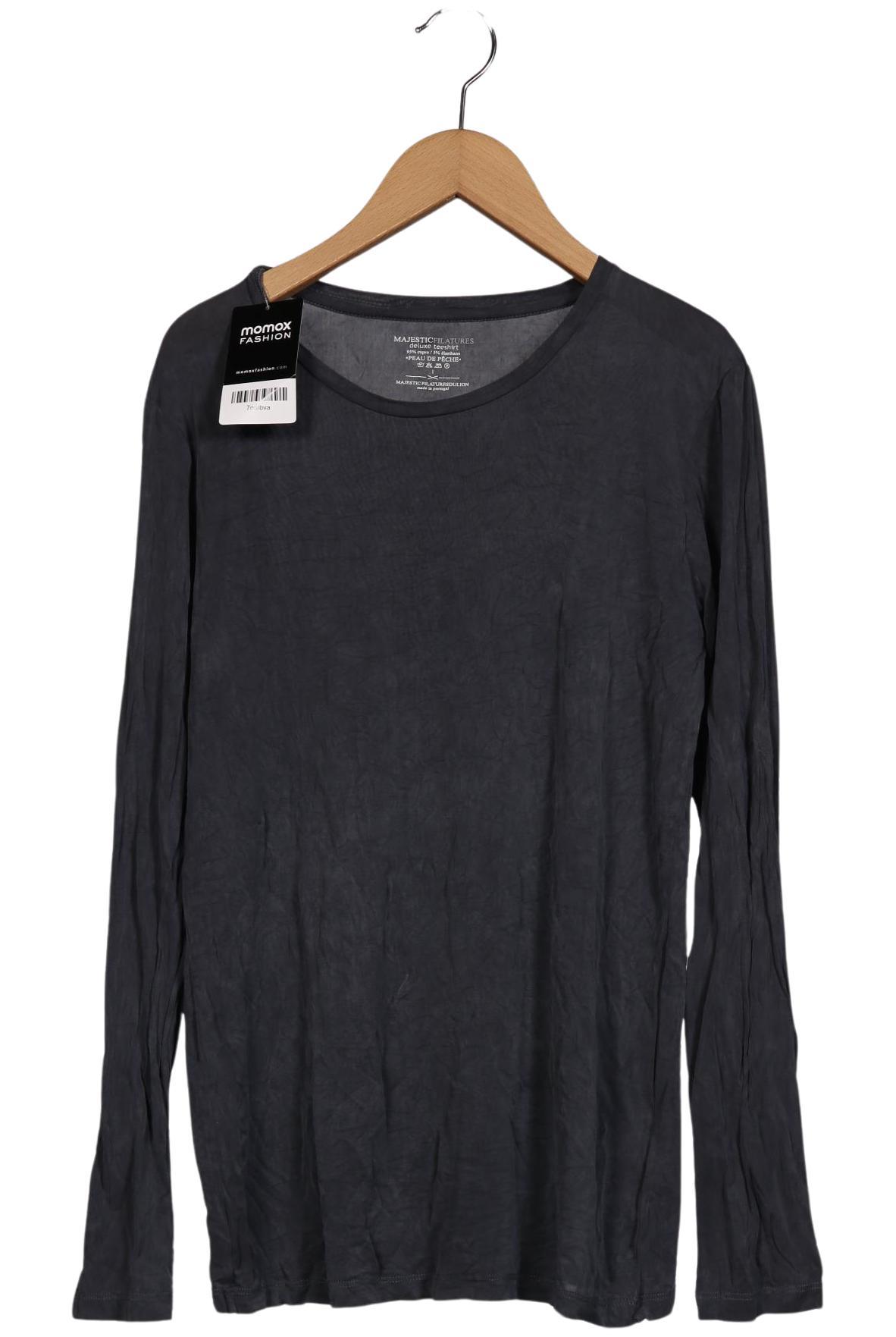 

Majestic Filatures Damen Langarmshirt, grau, Gr. 32