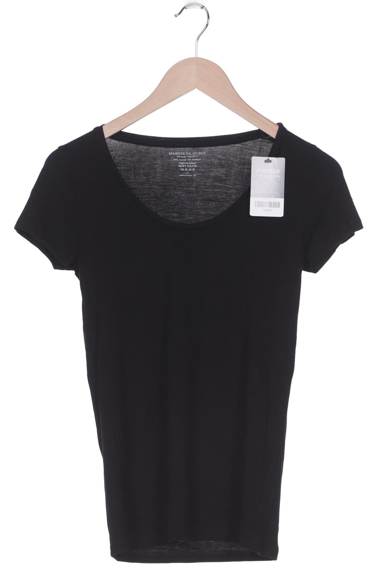 

Majestic Filatures Damen T-Shirt, schwarz