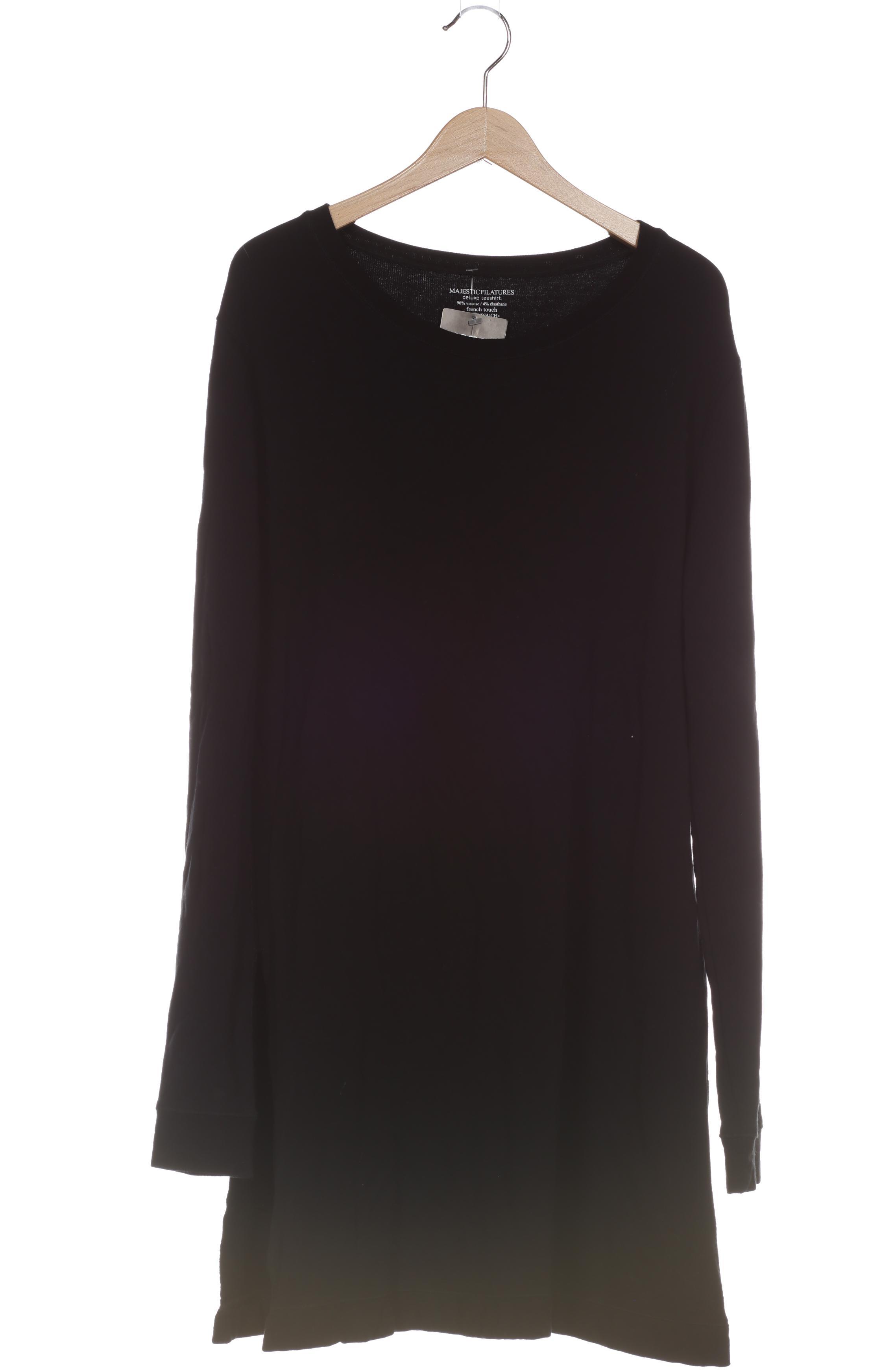 

Majestic Filatures Damen Langarmshirt, schwarz, Gr.