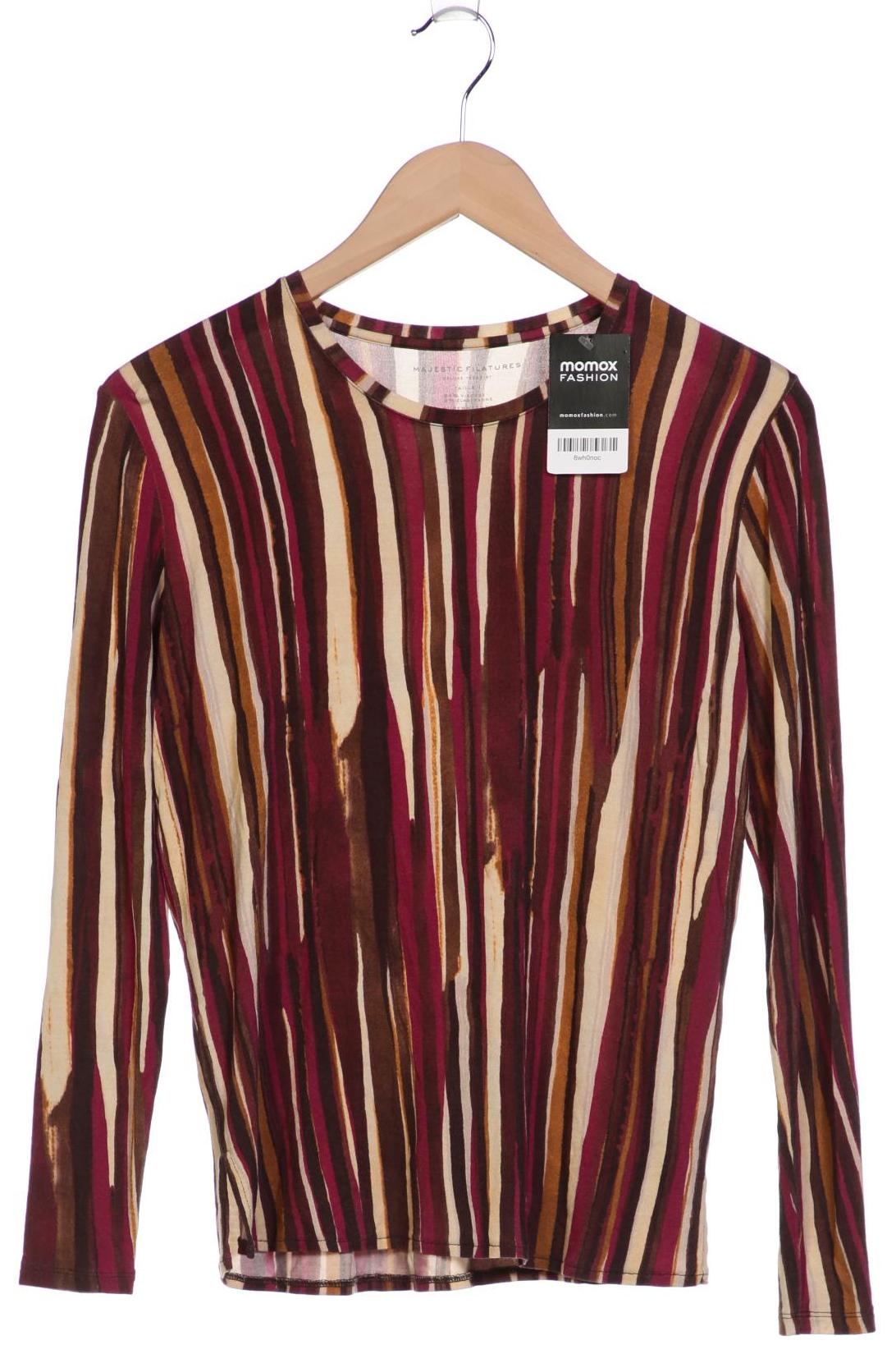 

Majestic Filatures Damen Langarmshirt, mehrfarbig, Gr. 32