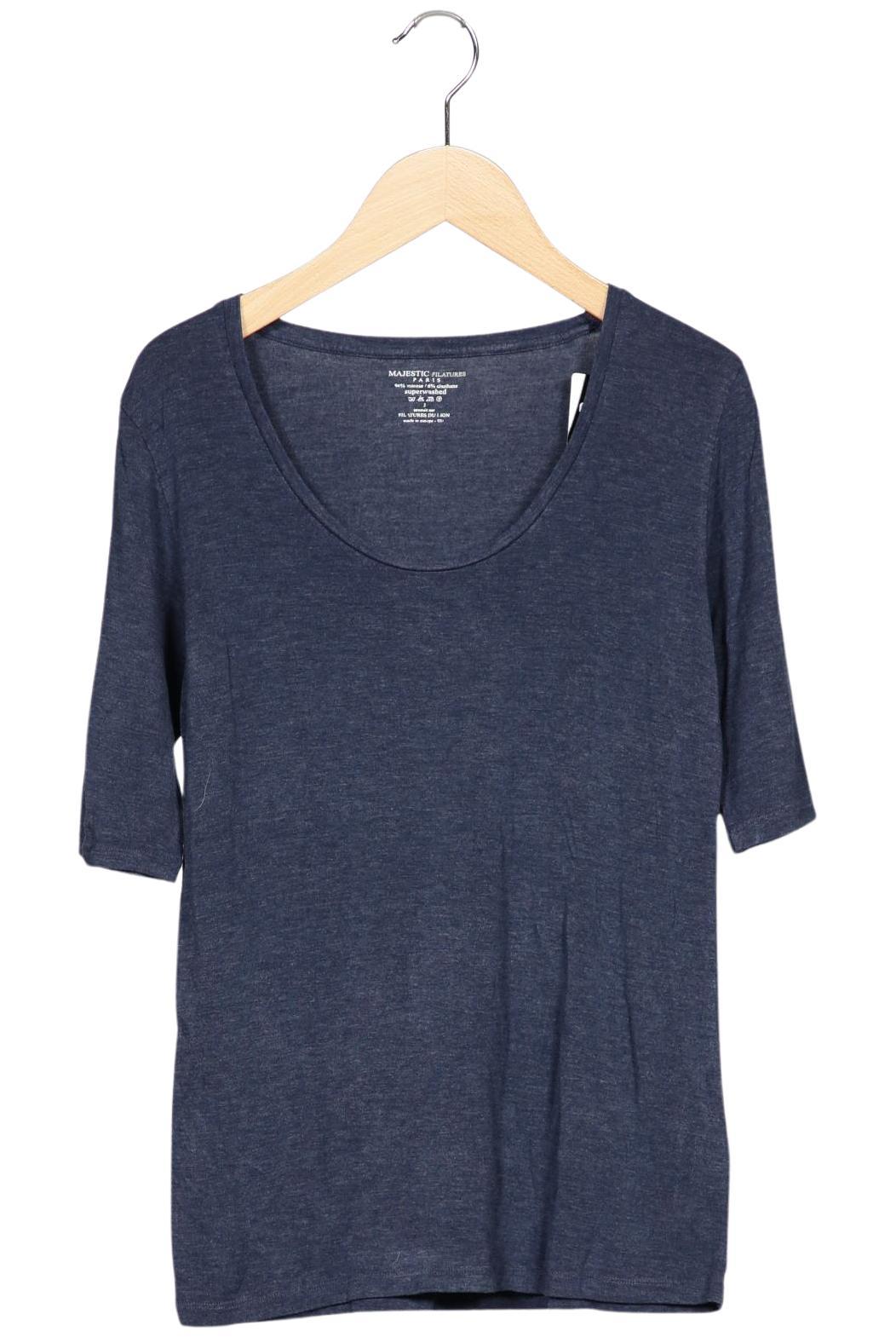 

Majestic Filatures Damen T-Shirt, marineblau, Gr. 36