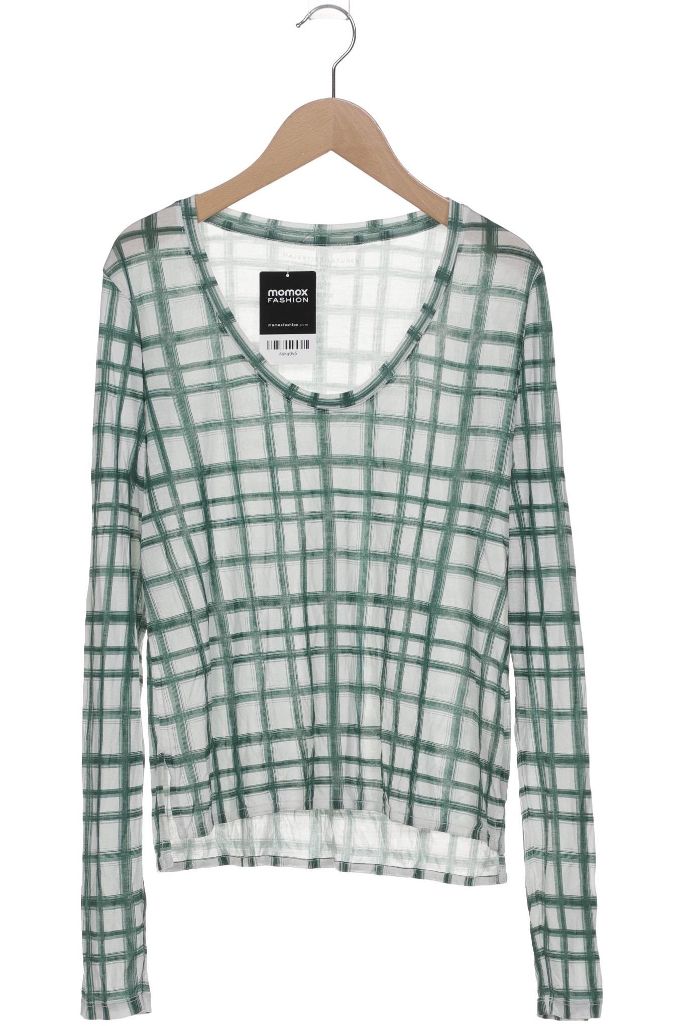 

Majestic Filatures Damen Langarmshirt, grün, Gr. 32