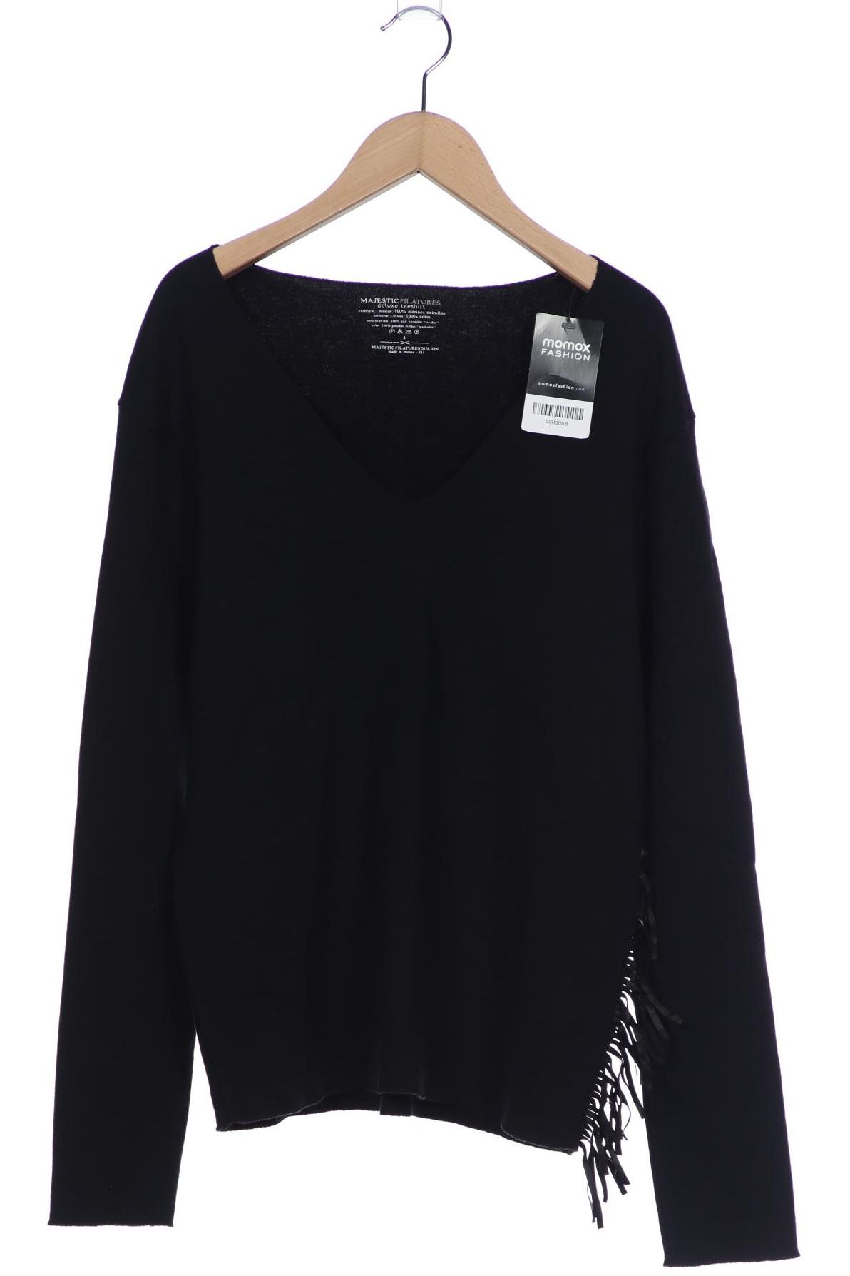 

Majestic Filatures Damen Pullover, schwarz, Gr. 38