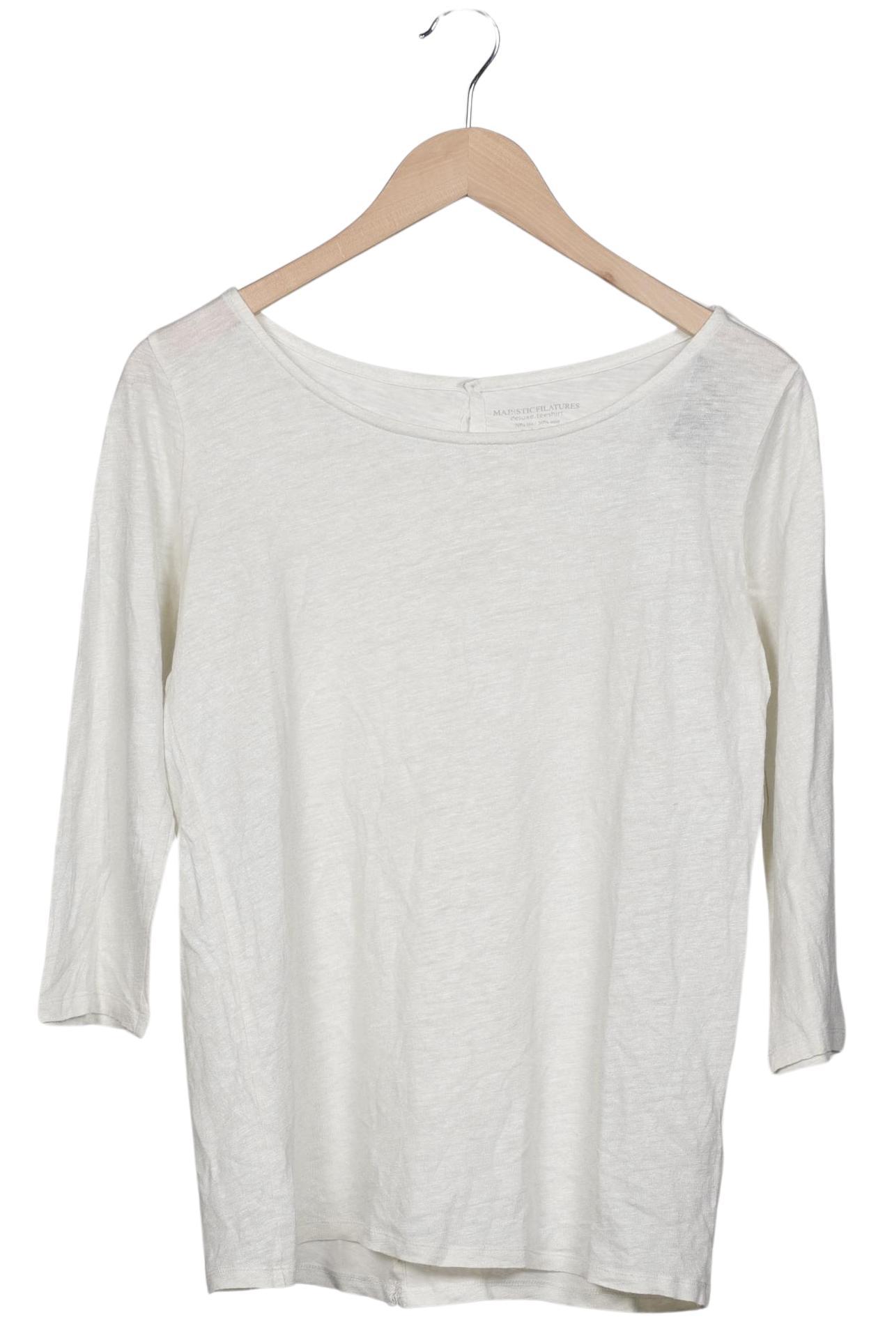 

Majestic Filatures Damen Langarmshirt, cremeweiß, Gr. 34