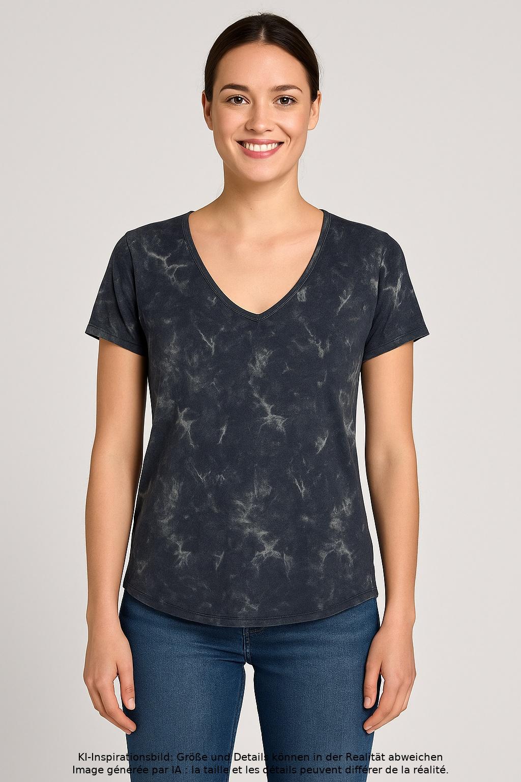 

Majestic Filatures Damen T-Shirt, grau, Gr. 34