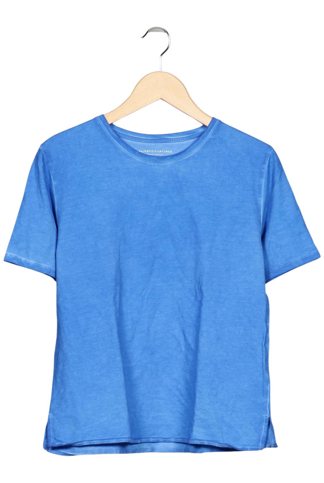 

Majestic Filatures Damen T-Shirt, blau, Gr. 32