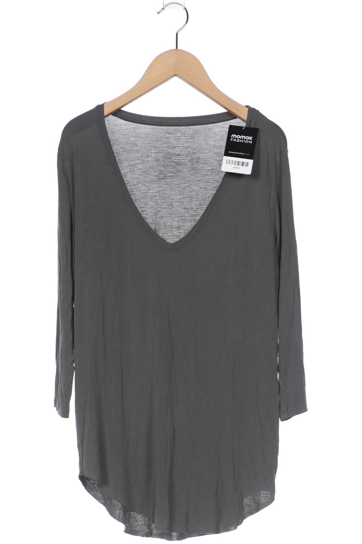 

Majestic Filatures Damen Langarmshirt, grün