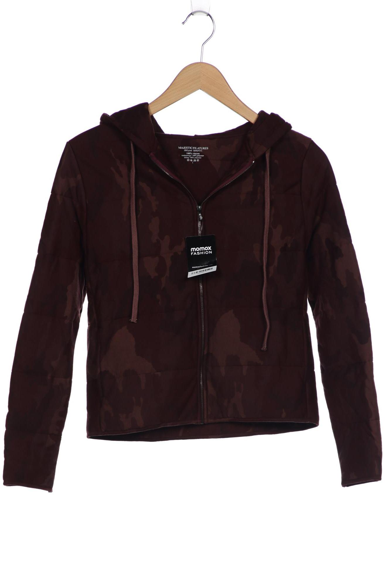 

Majestic Filatures Damen Jacke, bordeaux, Gr. 34