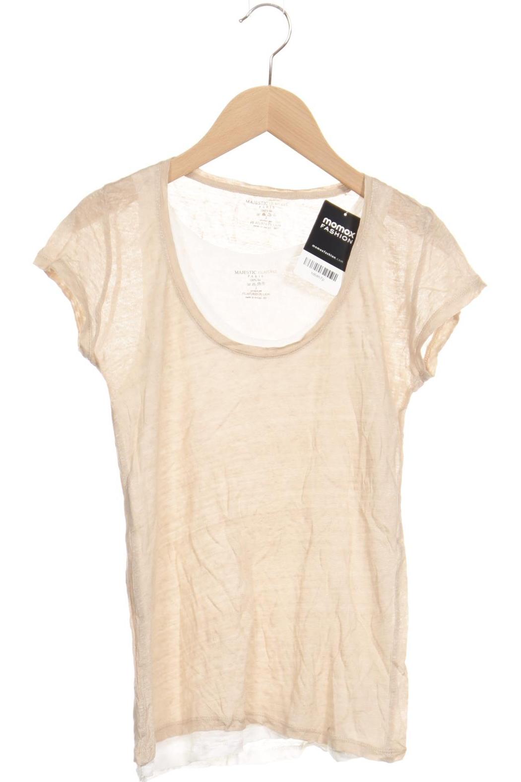 

Majestic Filatures Damen T-Shirt, beige, Gr. 34