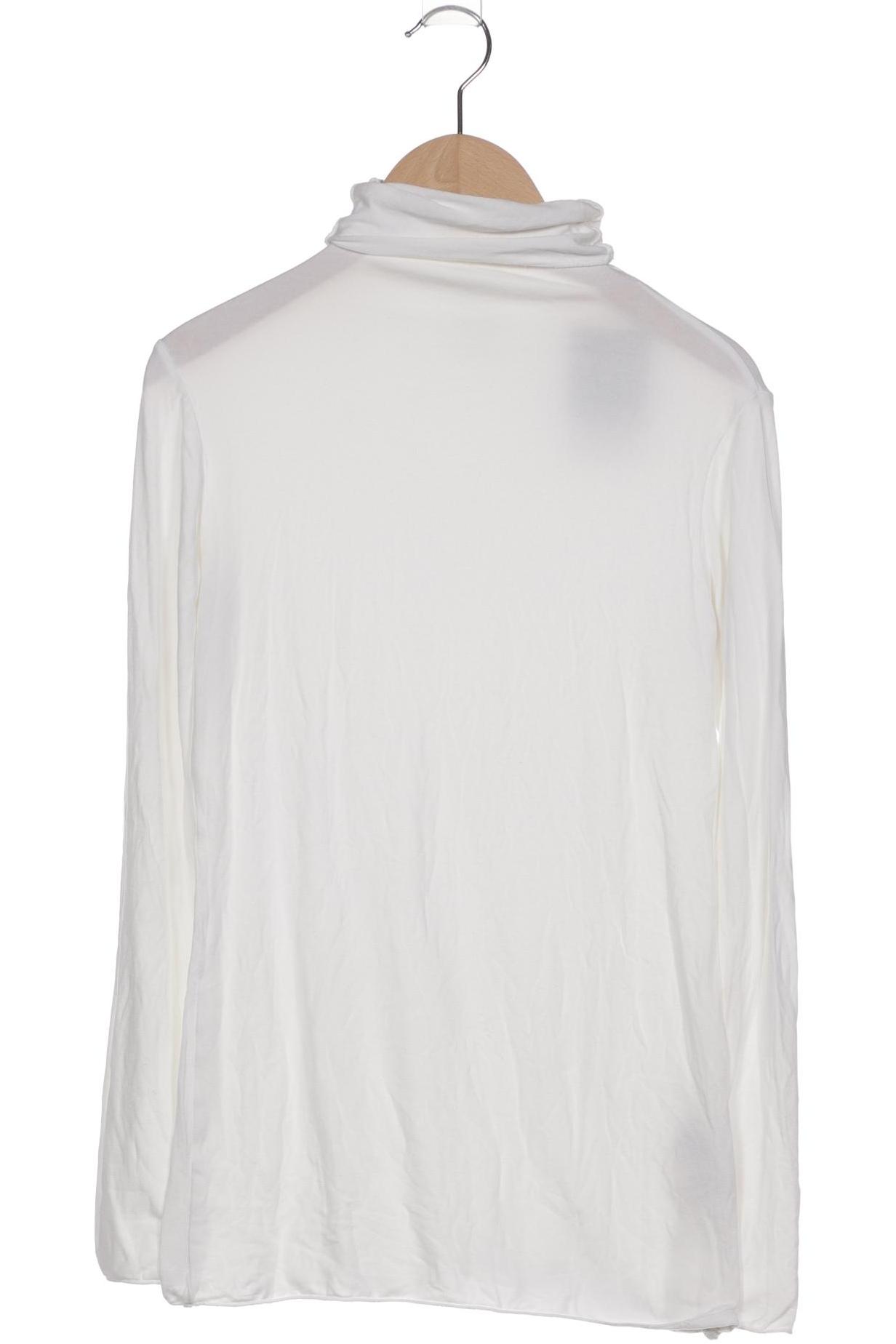 

Majestic Filatures Damen Langarmshirt, weiß, Gr. 32