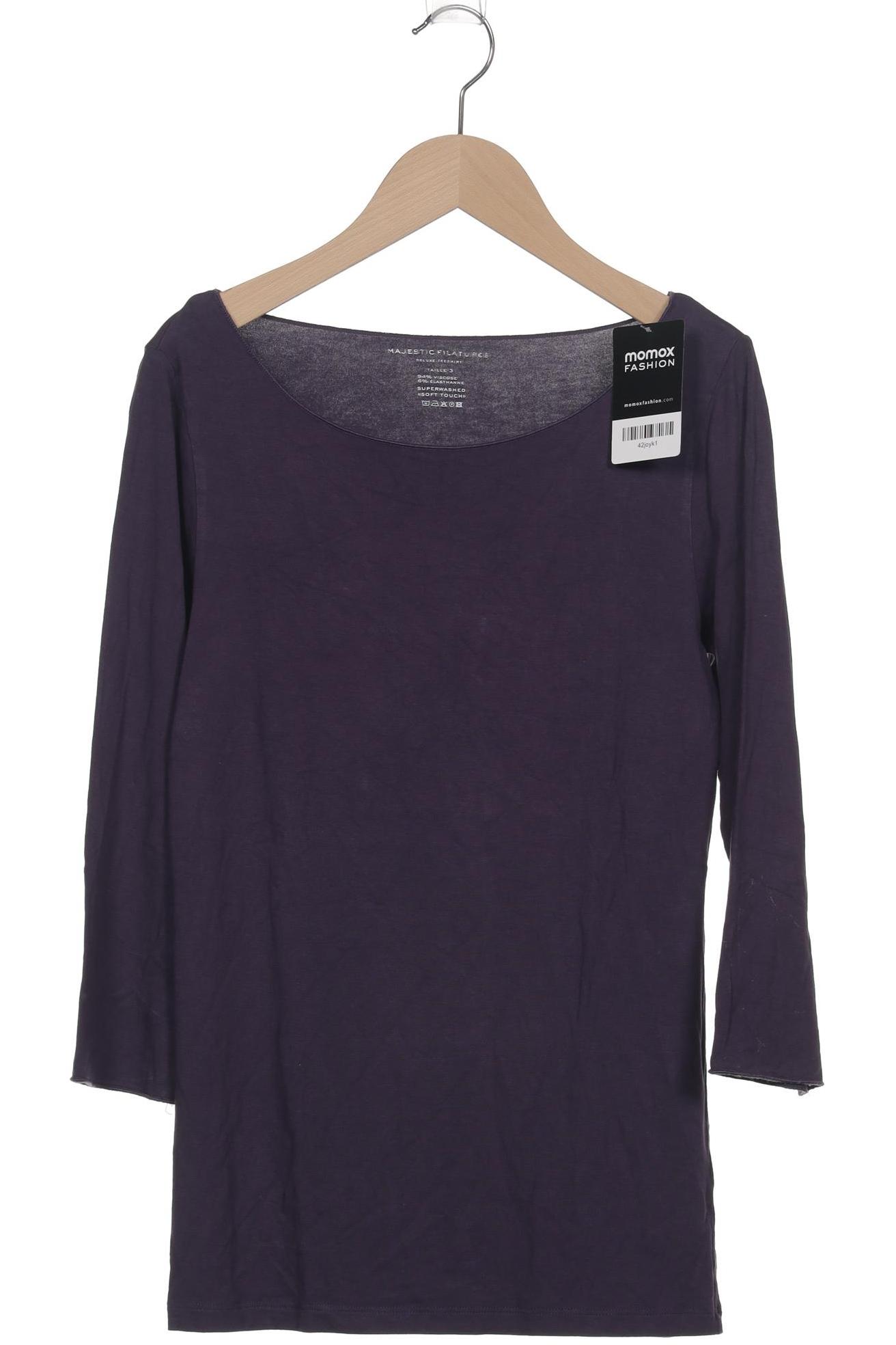 

Majestic Filatures Damen Langarmshirt, flieder, Gr. 38