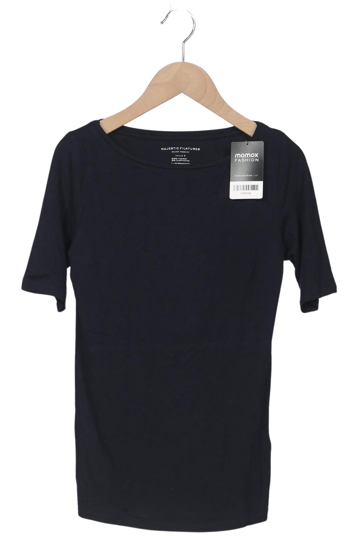 

Majestic Filatures Damen T-Shirt, marineblau, Gr. 34