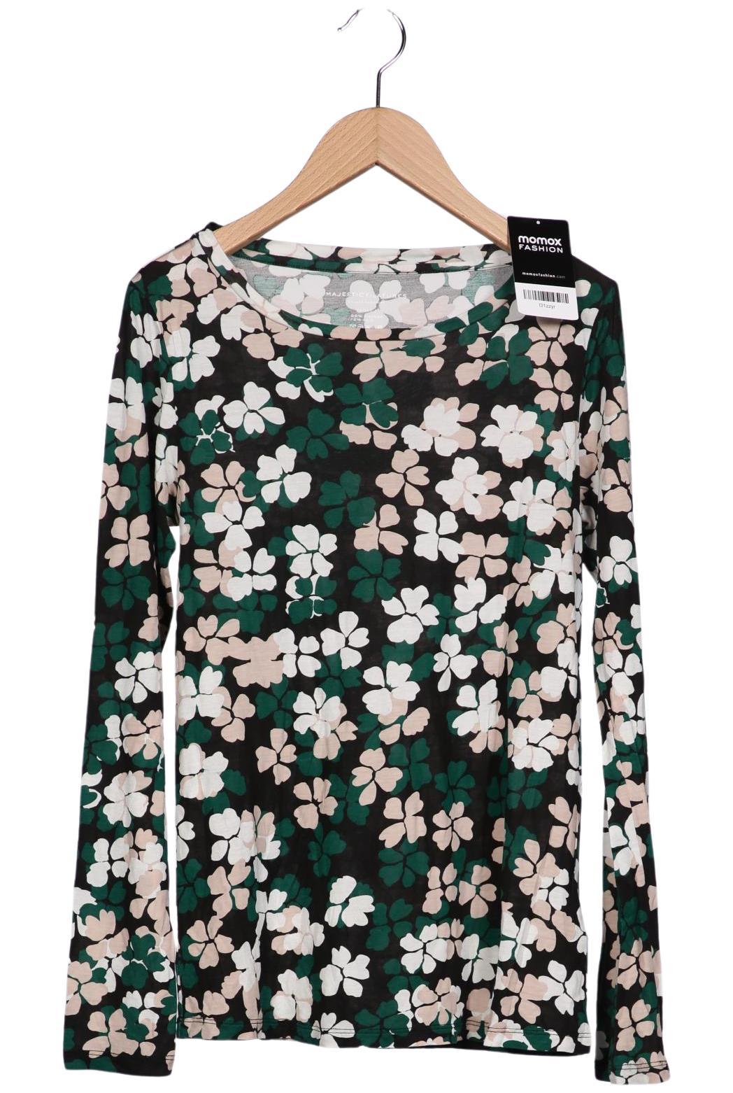 

Majestic Filatures Damen Langarmshirt, mehrfarbig, Gr. 32