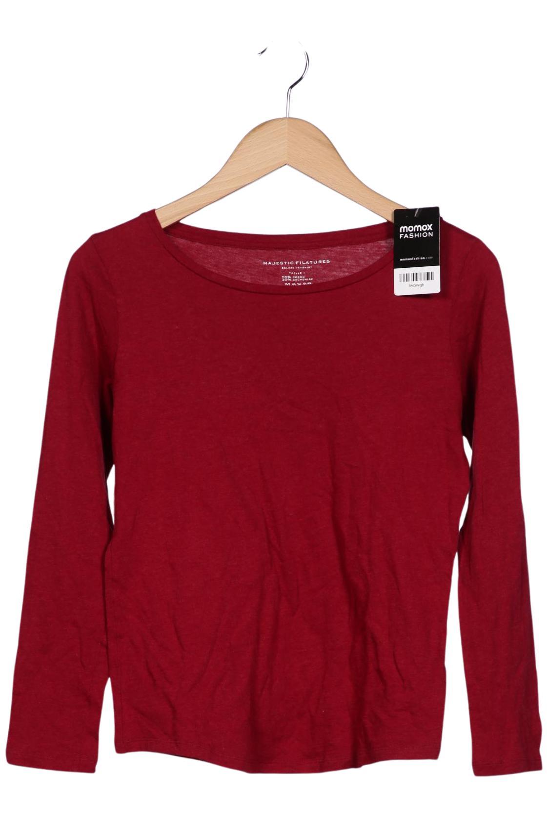 

Majestic Filatures Damen Langarmshirt, rot, Gr. 32