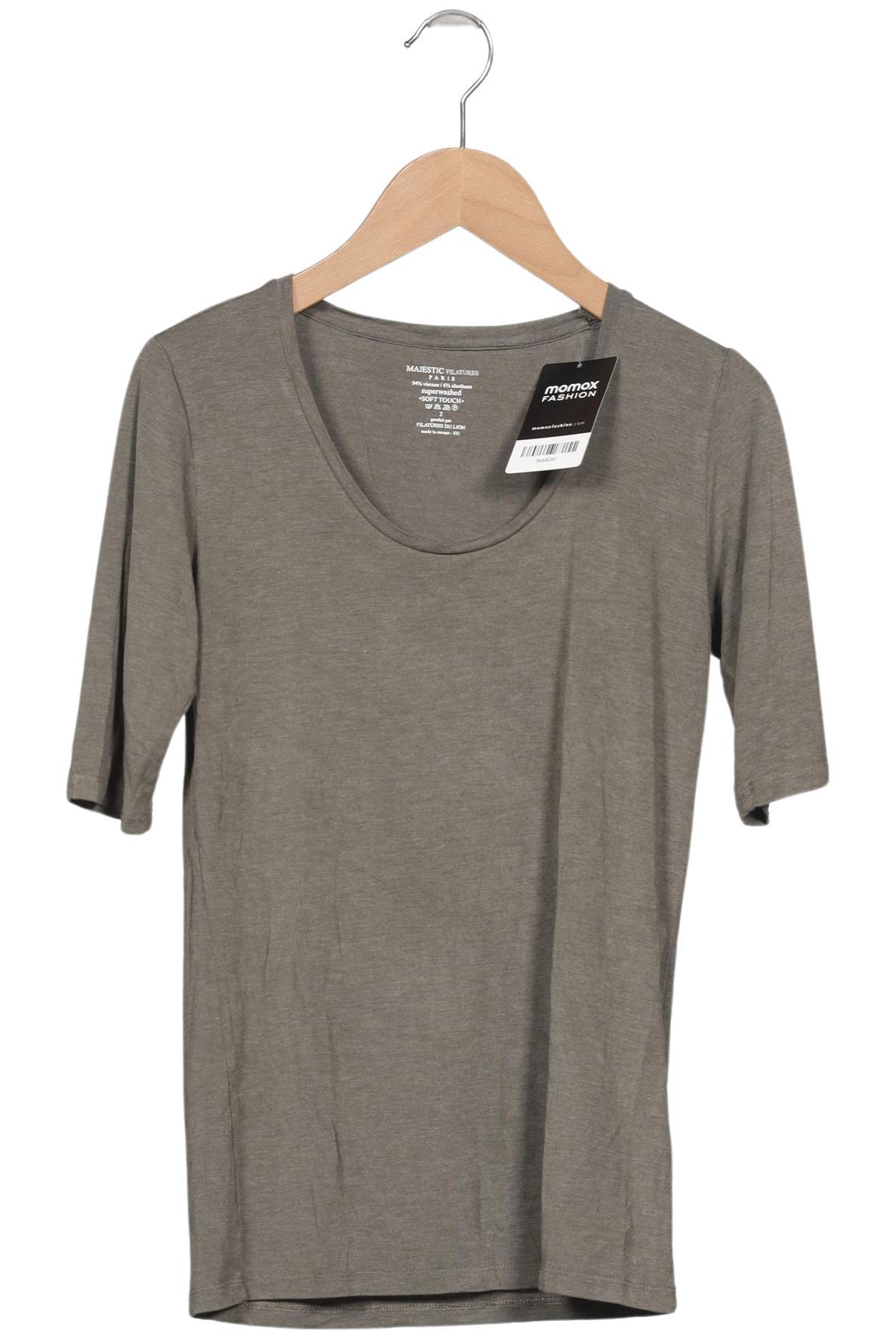 

Majestic Filatures Damen T-Shirt, grau, Gr. 34