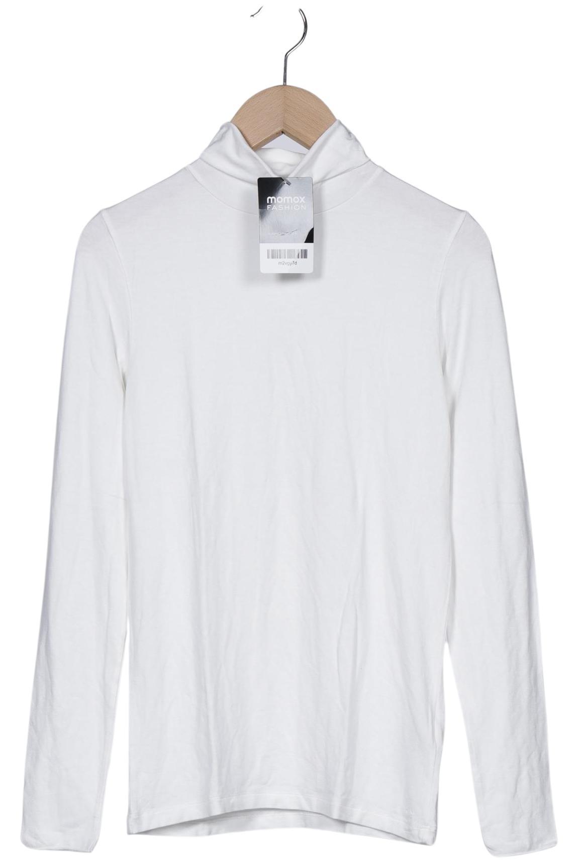 

Majestic Filatures Damen Langarmshirt, weiß, Gr. 32