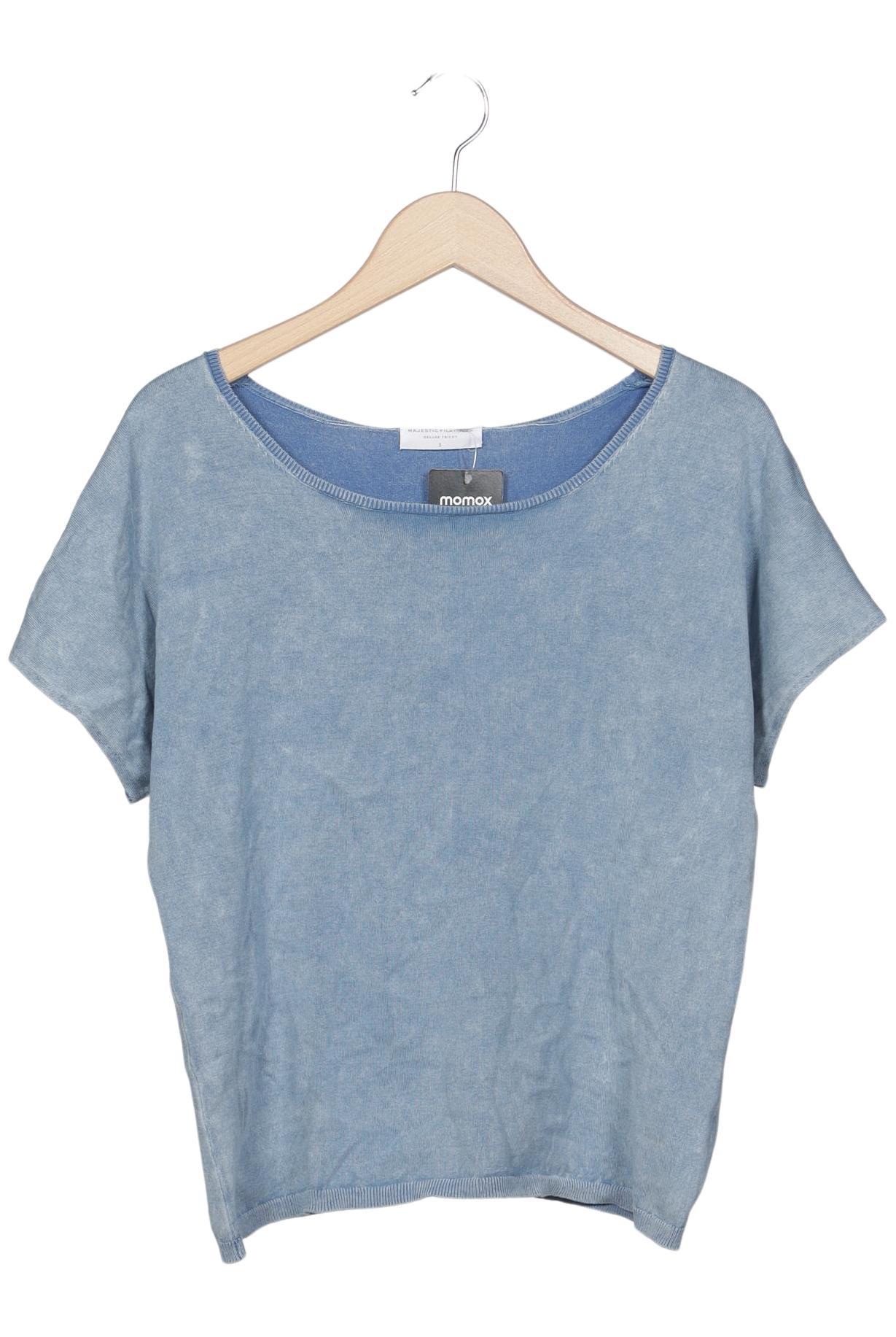

Majestic Filatures Damen T-Shirt, hellblau, Gr. 38