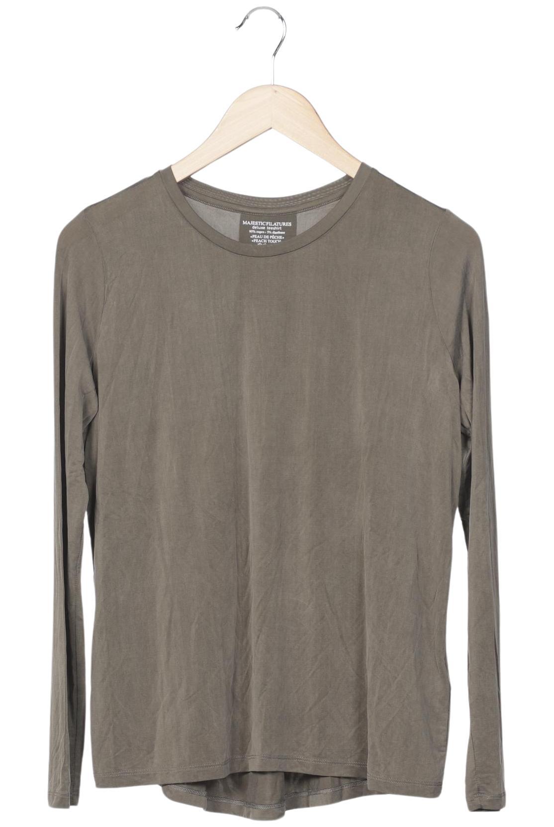 

Majestic Filatures Damen Langarmshirt, grün, Gr. 44