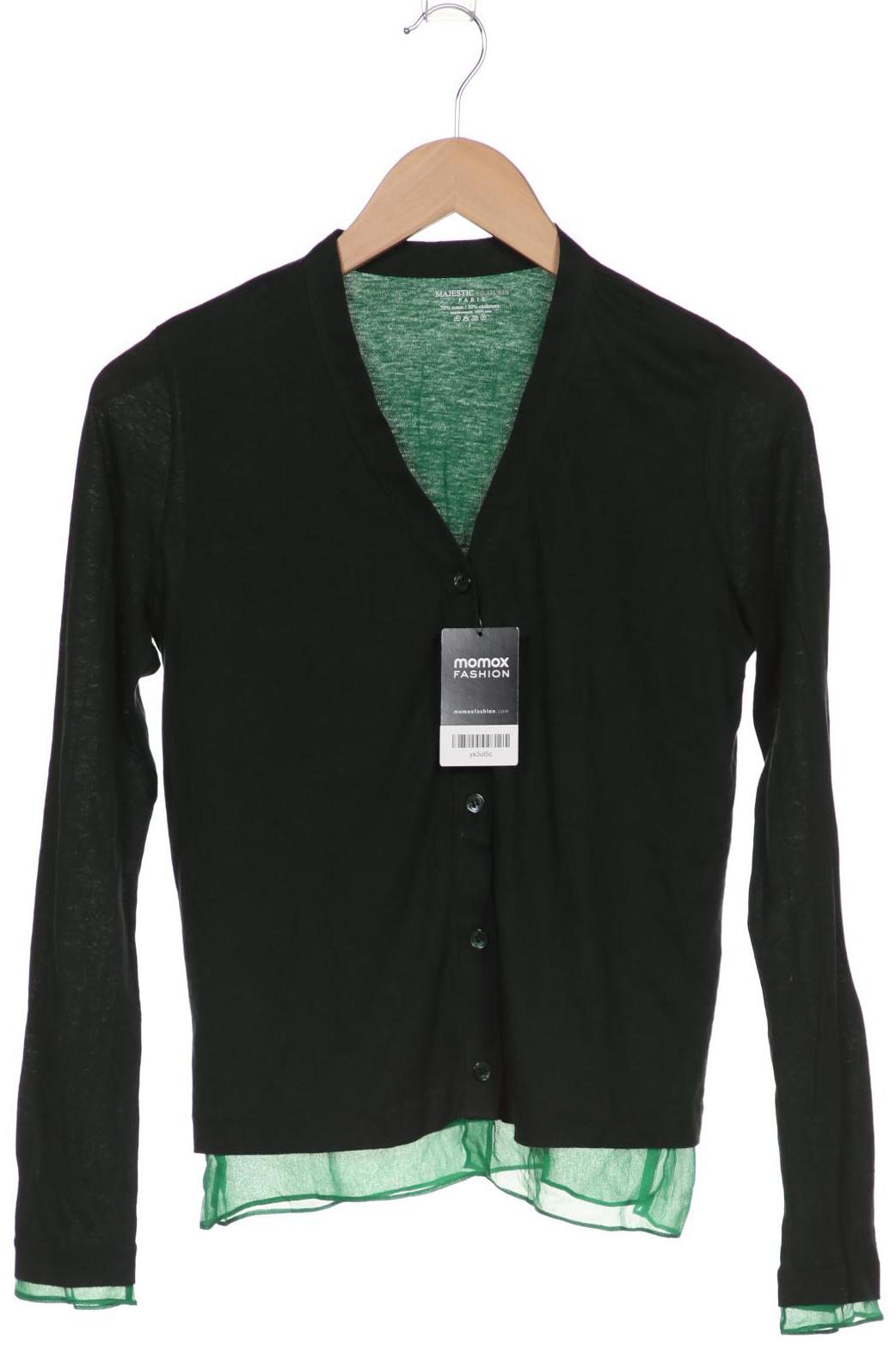 

Majestic Filatures Damen Strickjacke, grün, Gr. 32