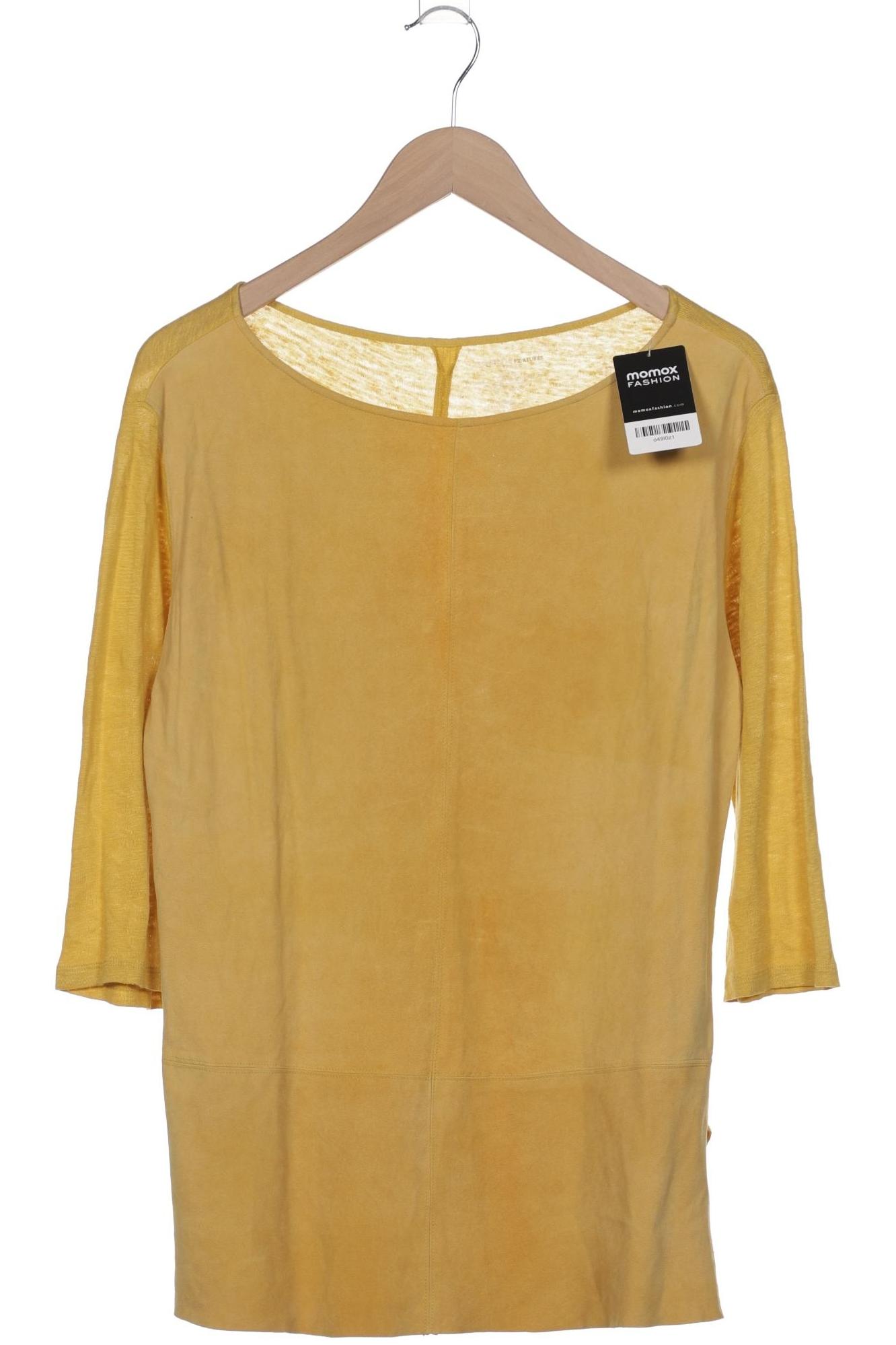 

Majestic Filatures Damen Pullover, gelb, Gr. 36