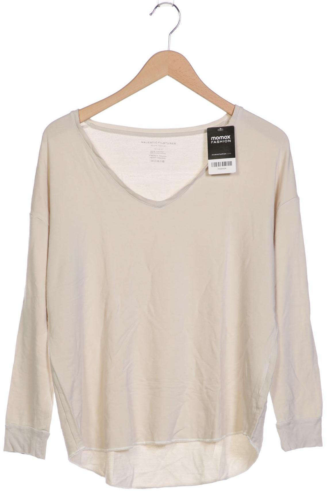 

Majestic Filatures Damen Langarmshirt, cremeweiß, Gr. 38