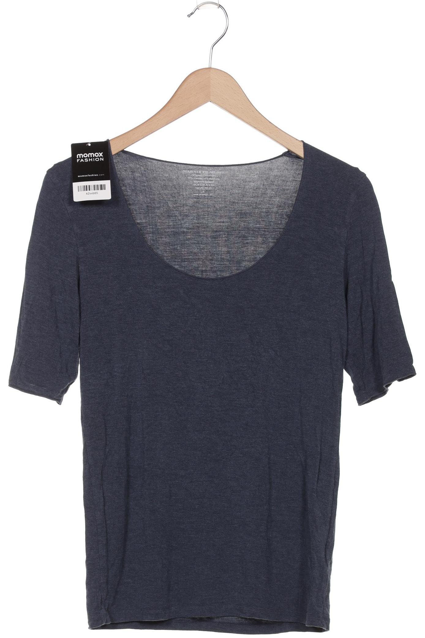 

Majestic Filatures Damen T-Shirt, marineblau, Gr. 38