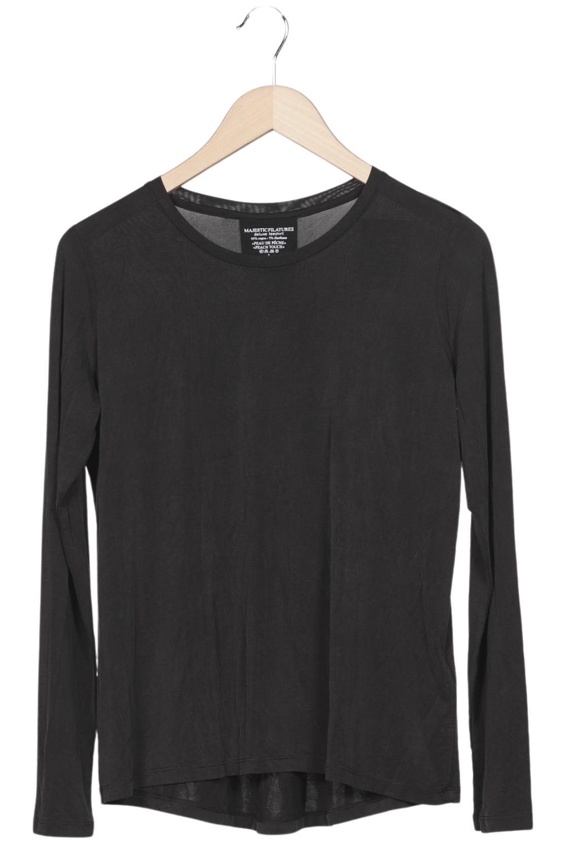 

Majestic Filatures Damen Langarmshirt, schwarz, Gr. 42