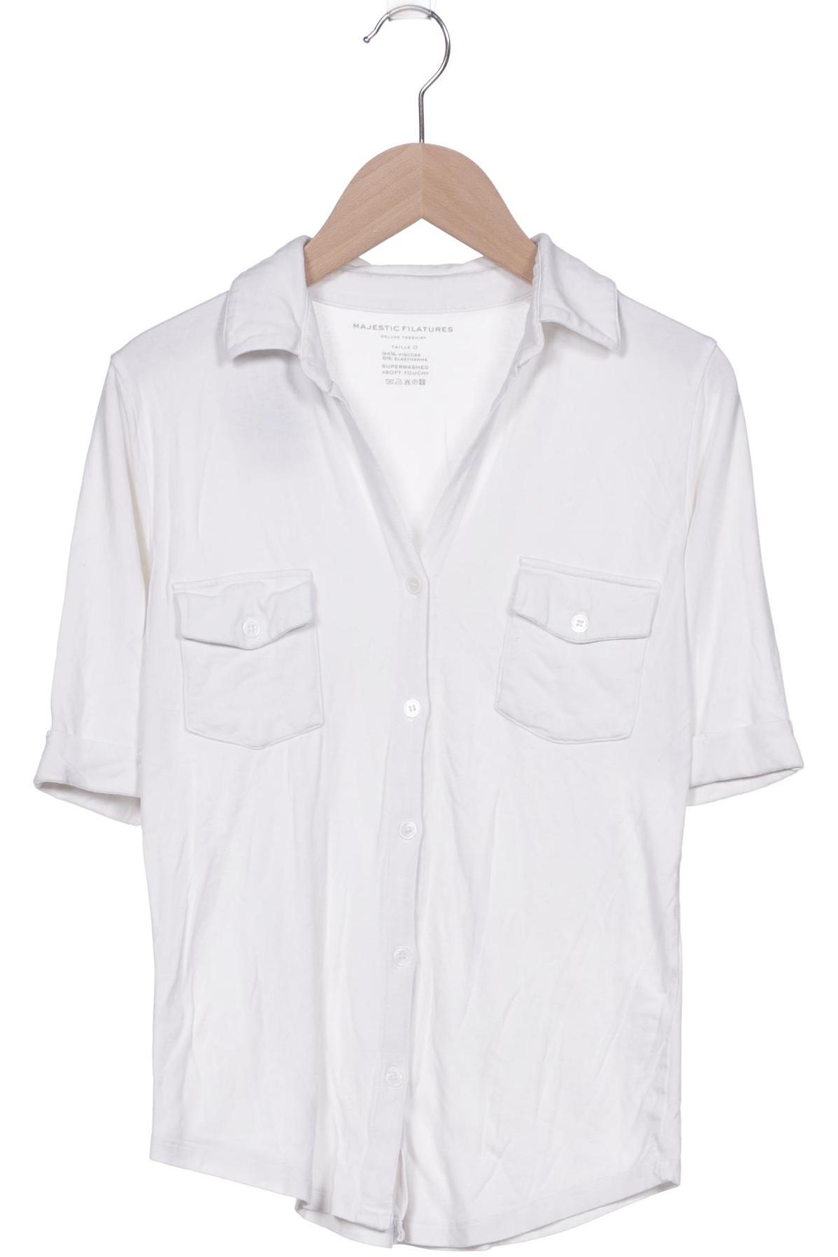 

Majestic Filatures Damen Poloshirt, weiß, Gr. 32