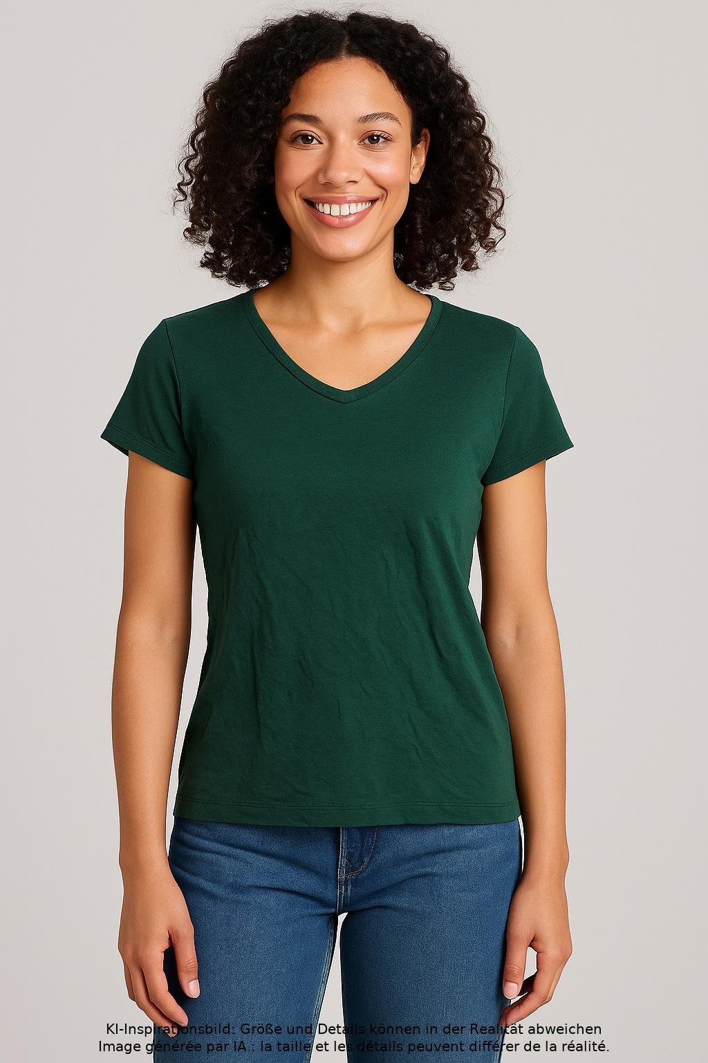 

Majestic Filatures Damen T-Shirt, grün, Gr. 32
