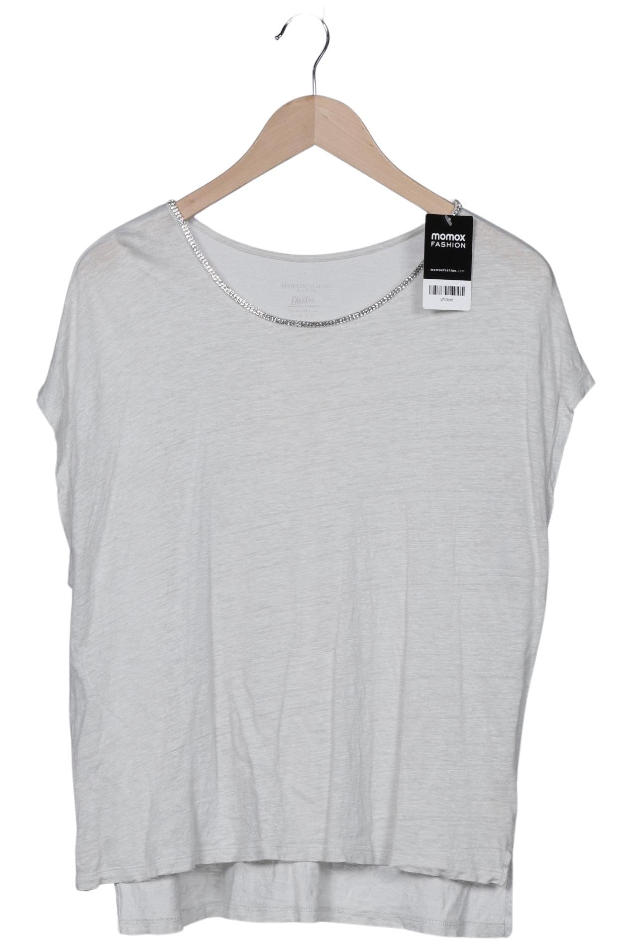 

Majestic Filatures Damen T-Shirt, grau, Gr. 42