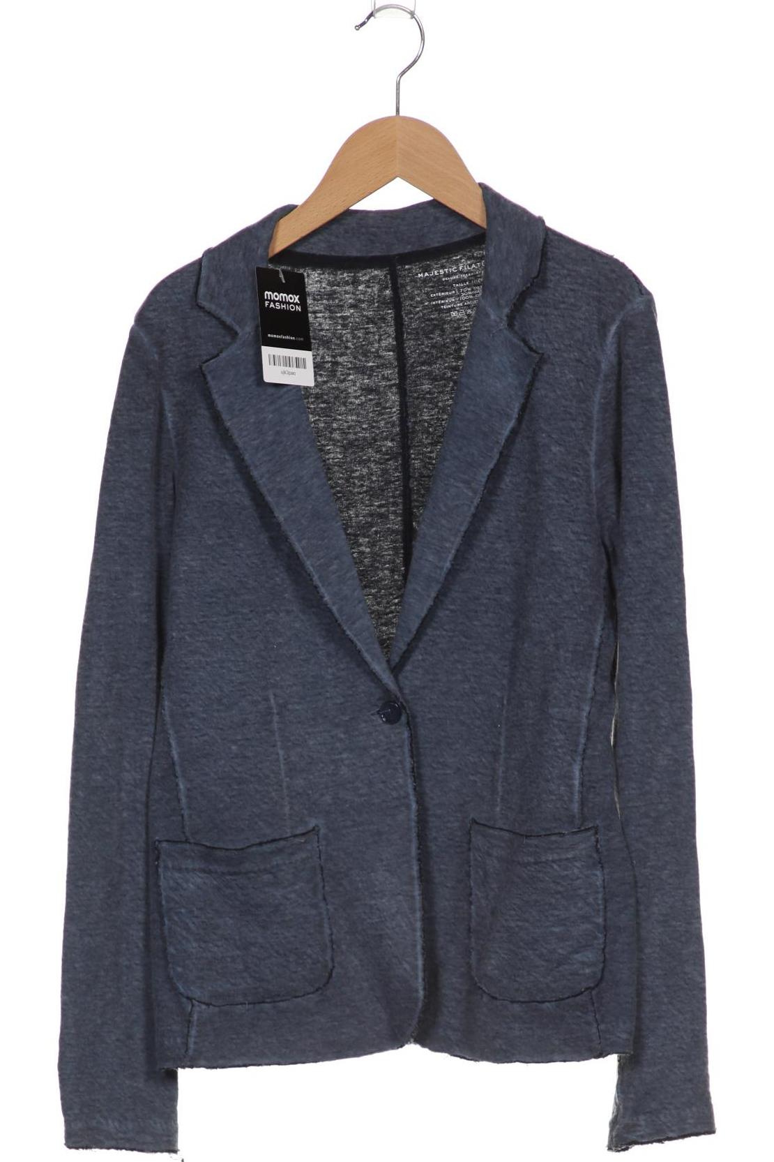 

Majestic Filatures Damen Strickjacke, blau