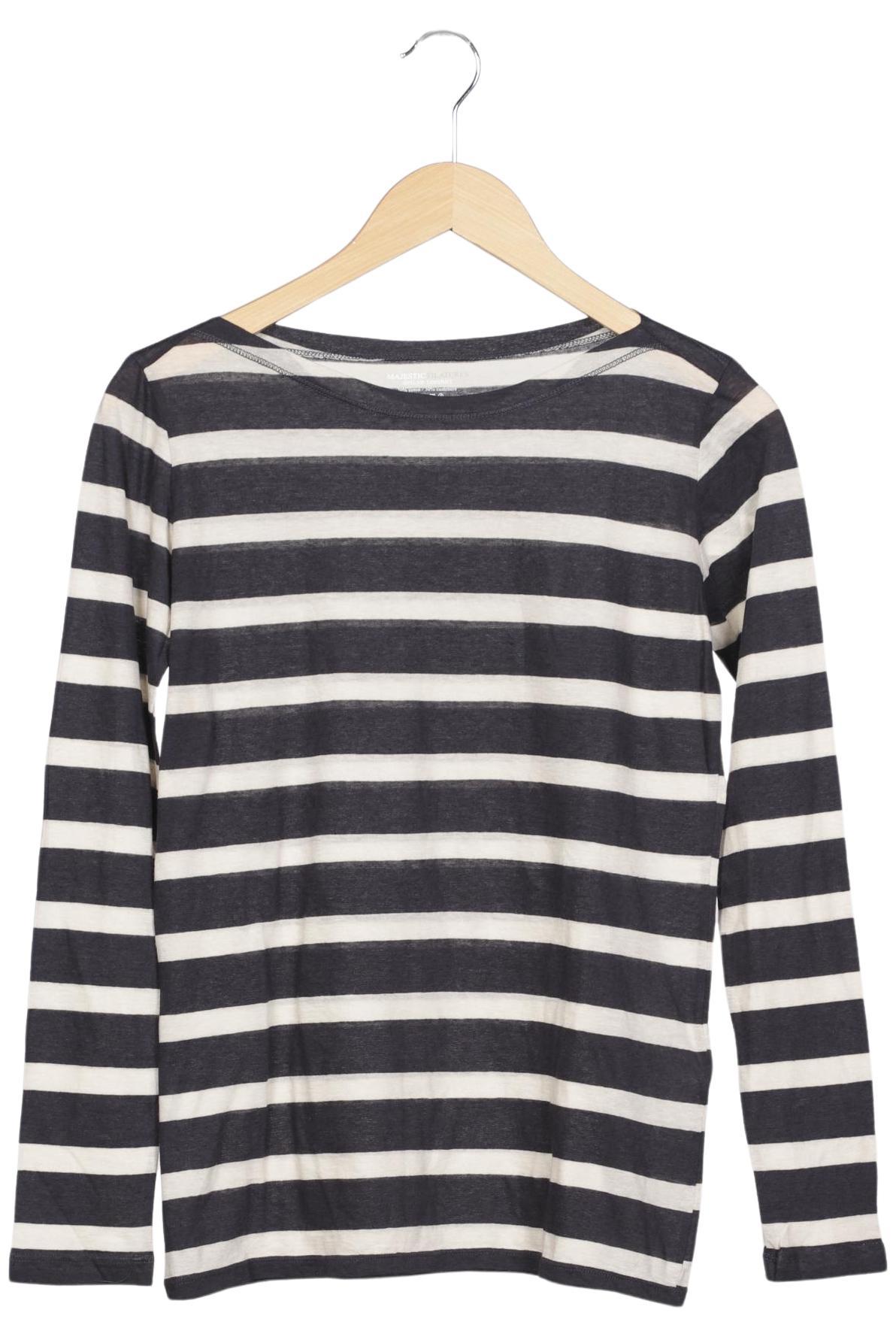 

Majestic Filatures Damen Langarmshirt, mehrfarbig, Gr. 32