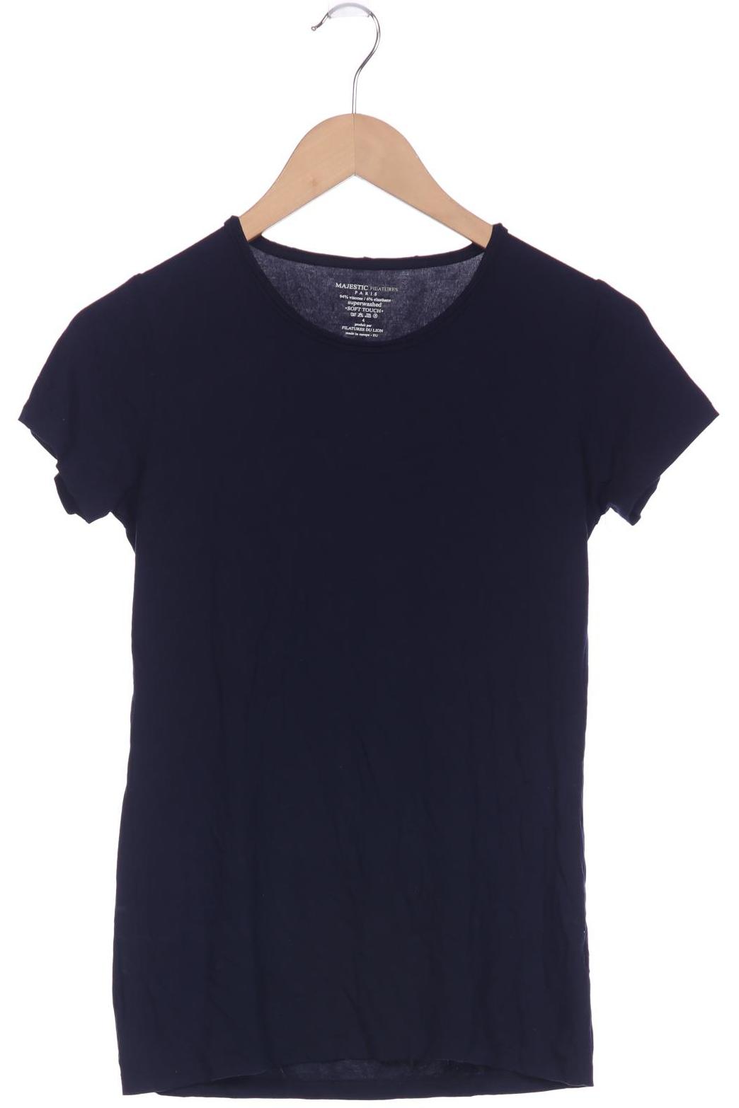 

Majestic Filatures Damen T-Shirt, marineblau, Gr. 38