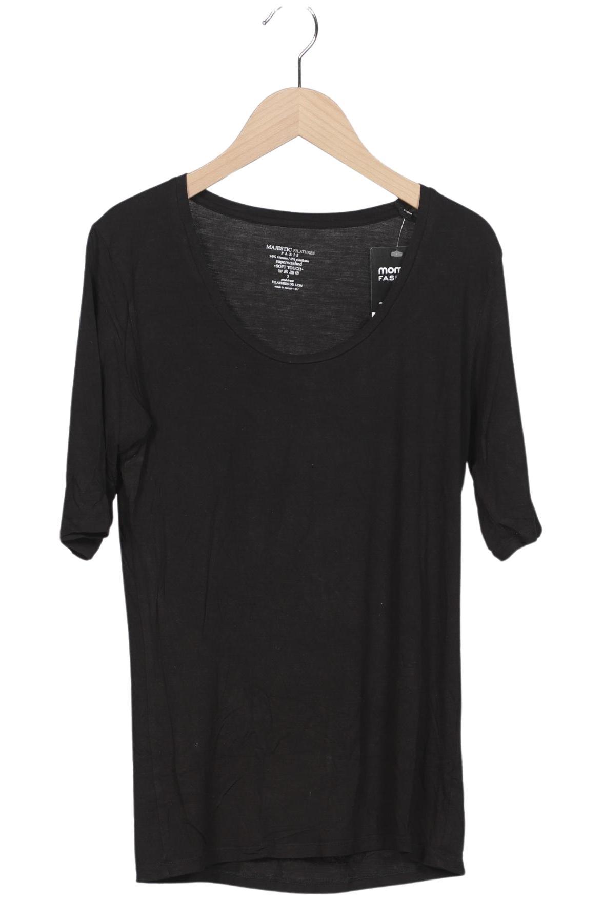 

Majestic Filatures Damen T-Shirt, schwarz, Gr. 36
