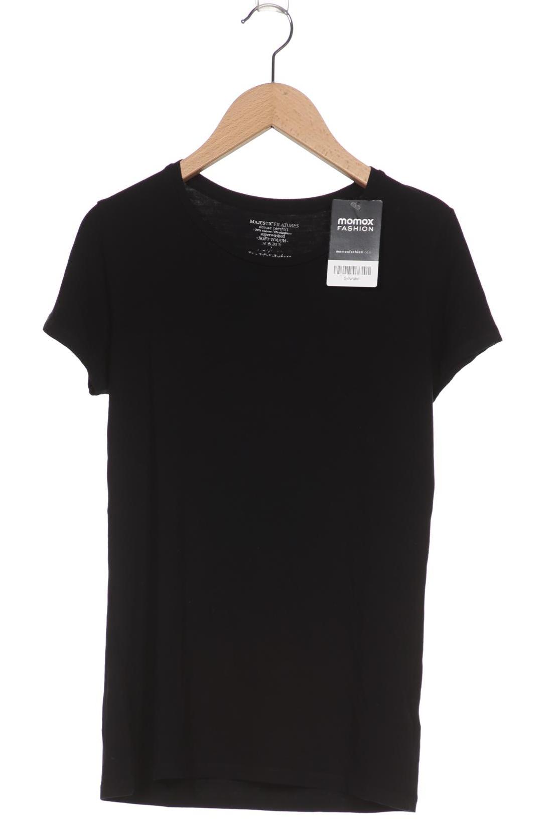 

Majestic Filatures Damen T-Shirt, schwarz, Gr. 36