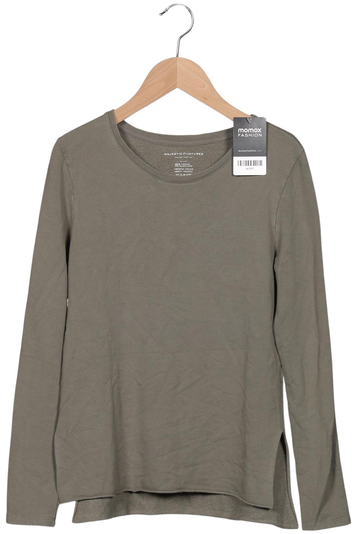 

Majestic Filatures Damen Langarmshirt, grün, Gr. 32