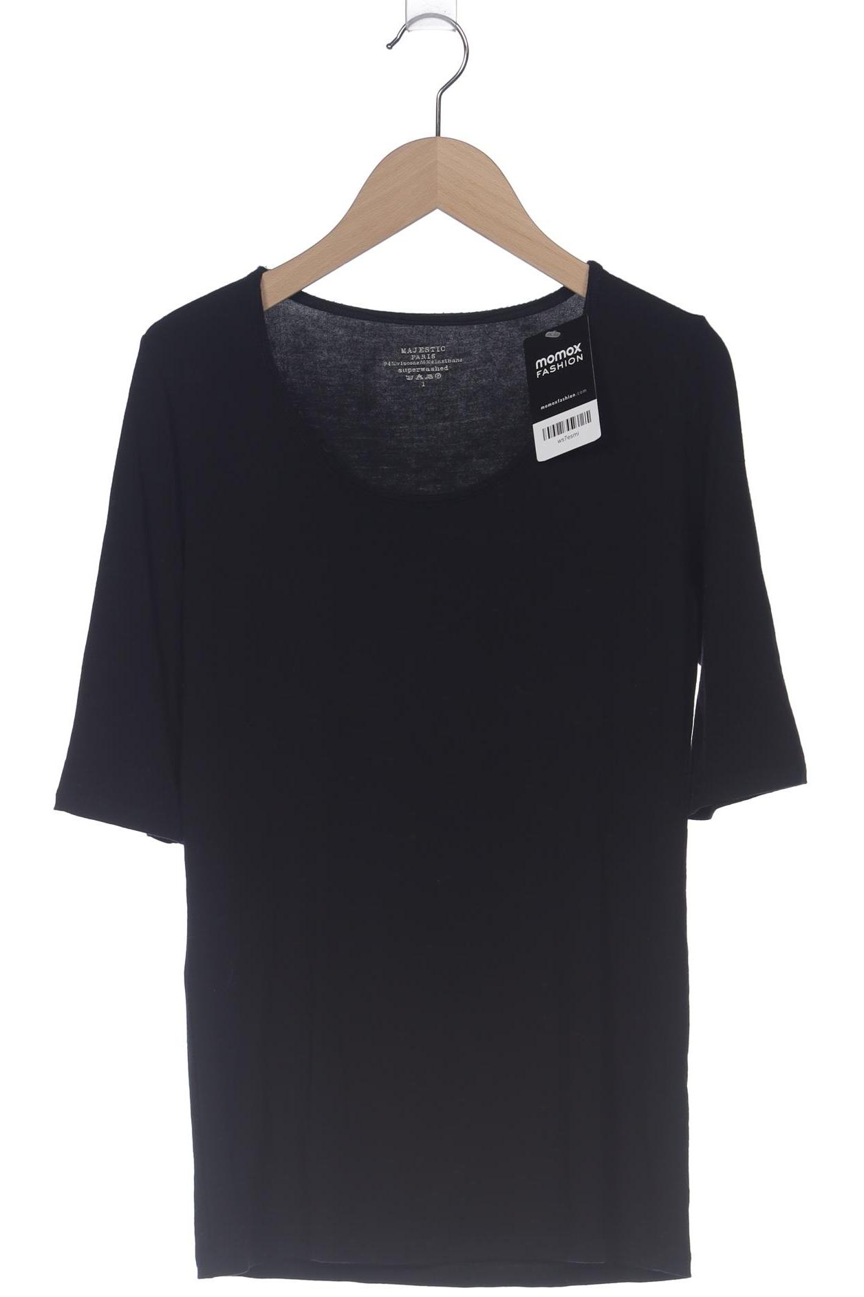 

Majestic Filatures Damen T-Shirt, schwarz, Gr. 32