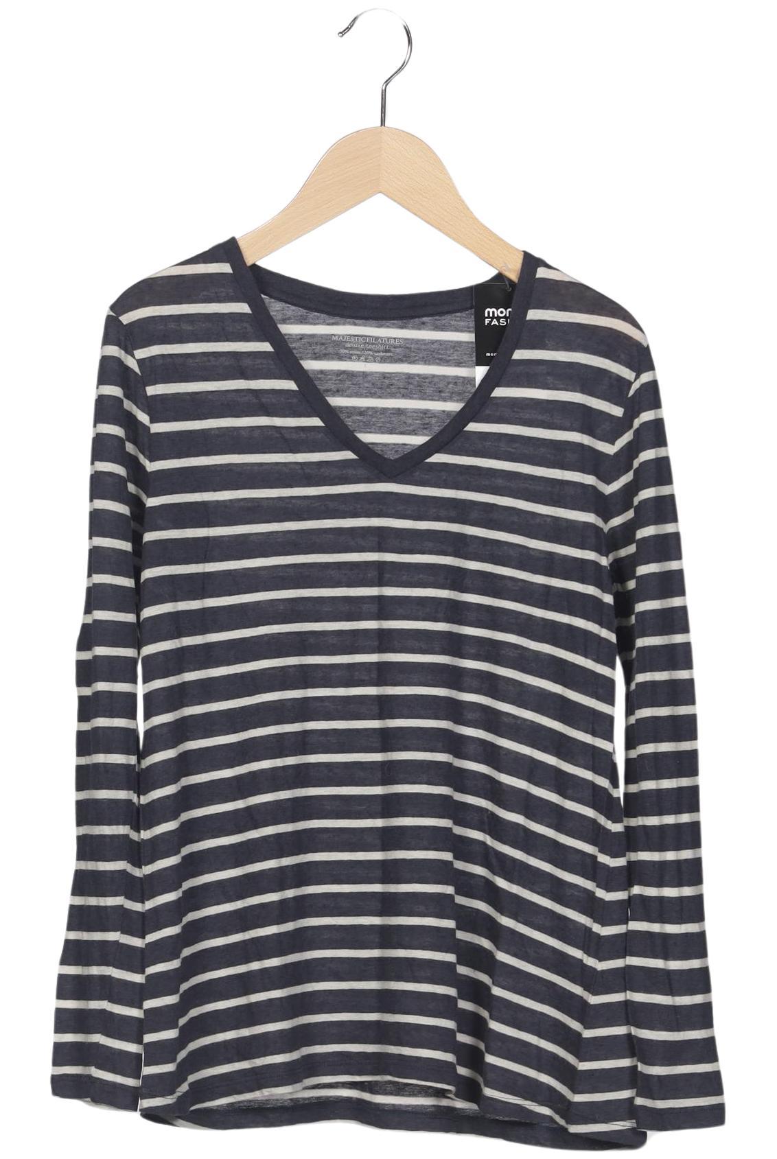 

Majestic Filatures Damen Langarmshirt, mehrfarbig, Gr. 32