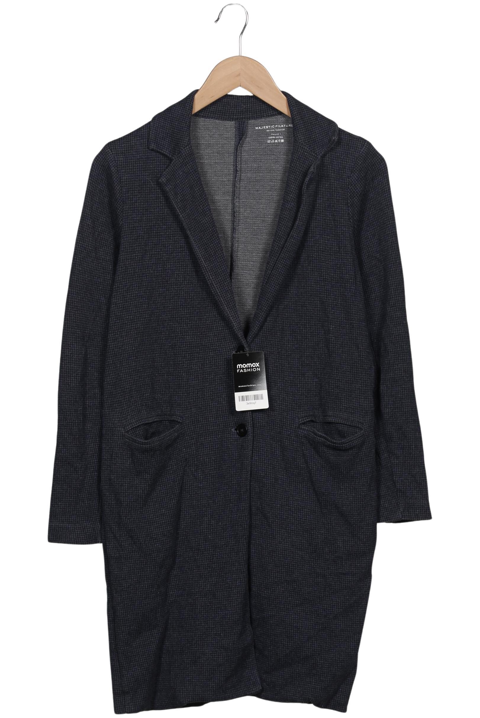 

Majestic Filatures Damen Mantel, marineblau, Gr. 42