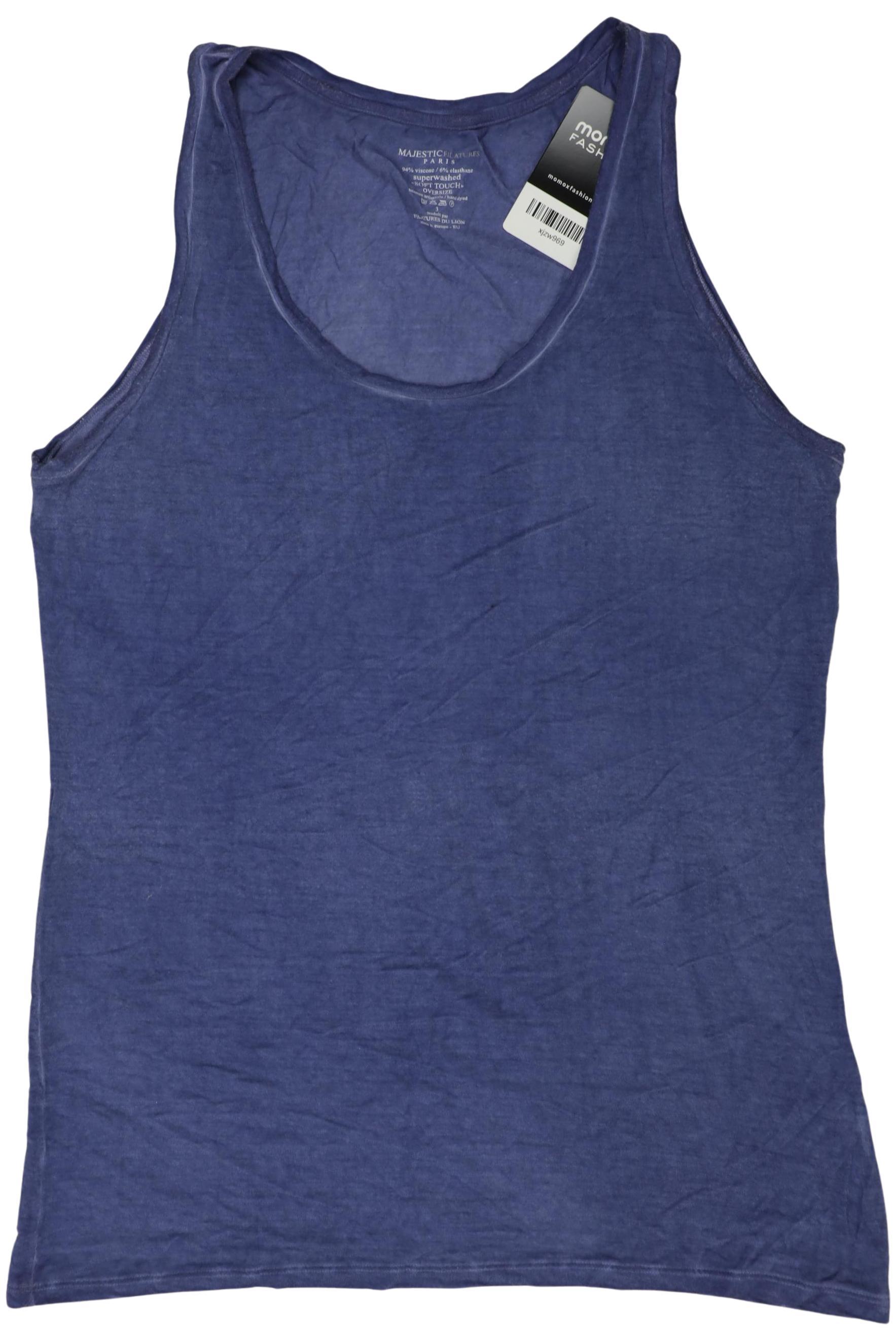 

Majestic Filatures Damen Top, blau, Gr. 36