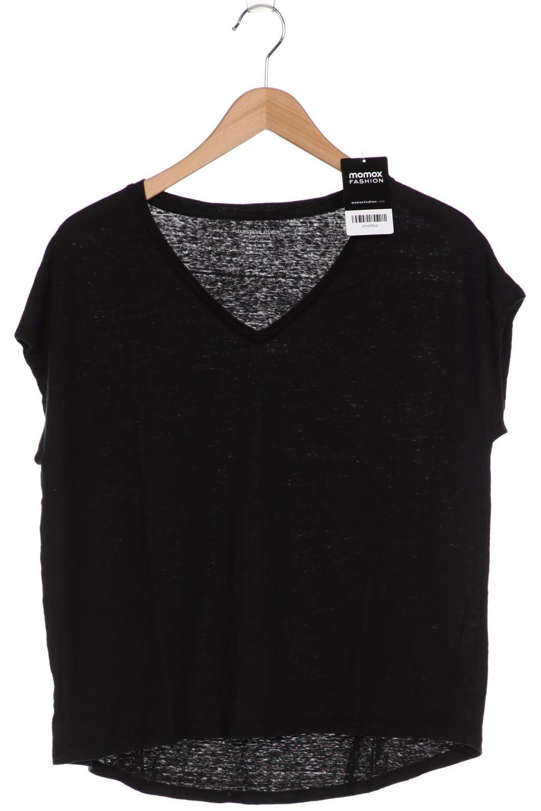 

Majestic Filatures Damen T-Shirt, schwarz, Gr. 36
