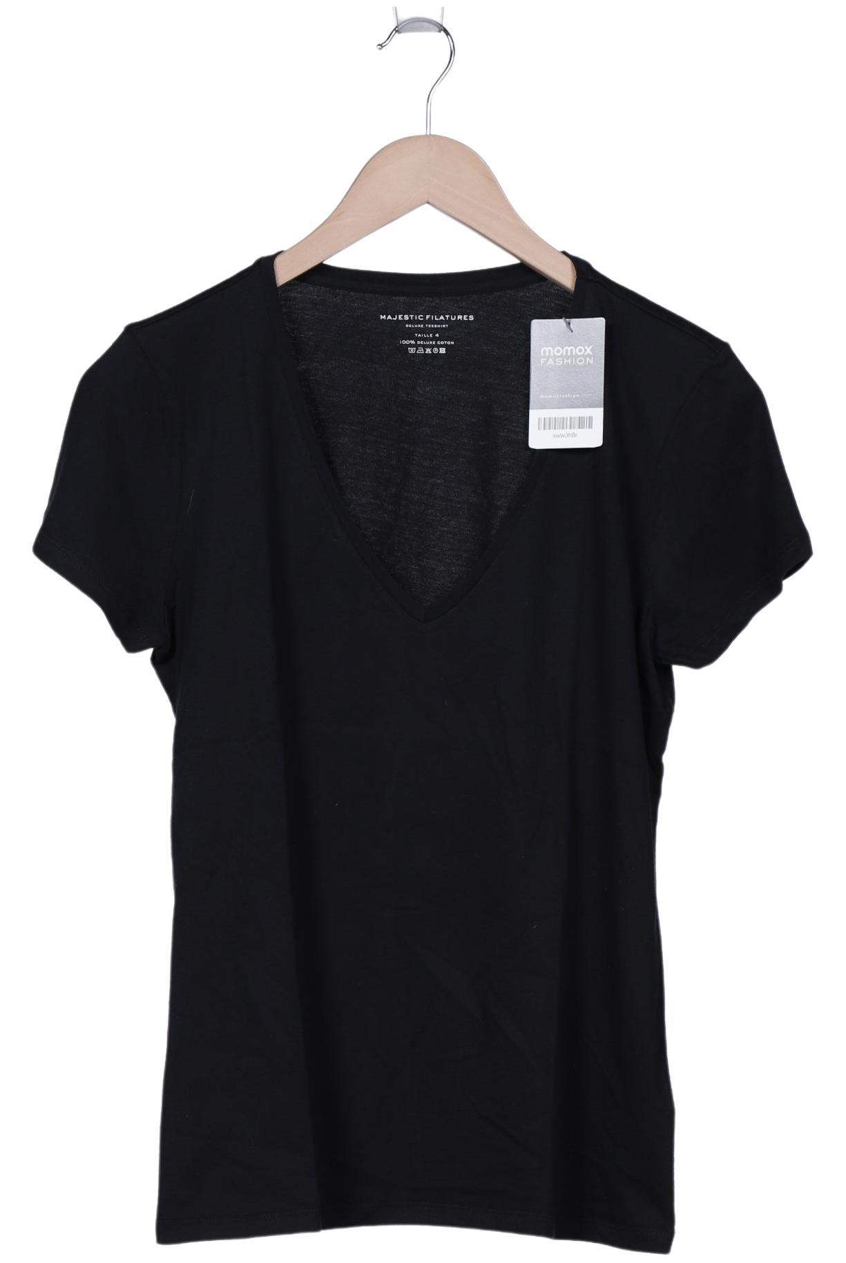 

Majestic Filatures Damen T-Shirt, schwarz, Gr. 38