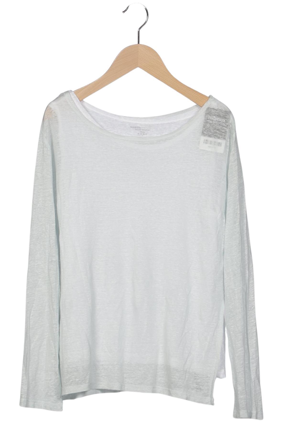 

Majestic Filatures Damen Langarmshirt, hellblau, Gr. 32