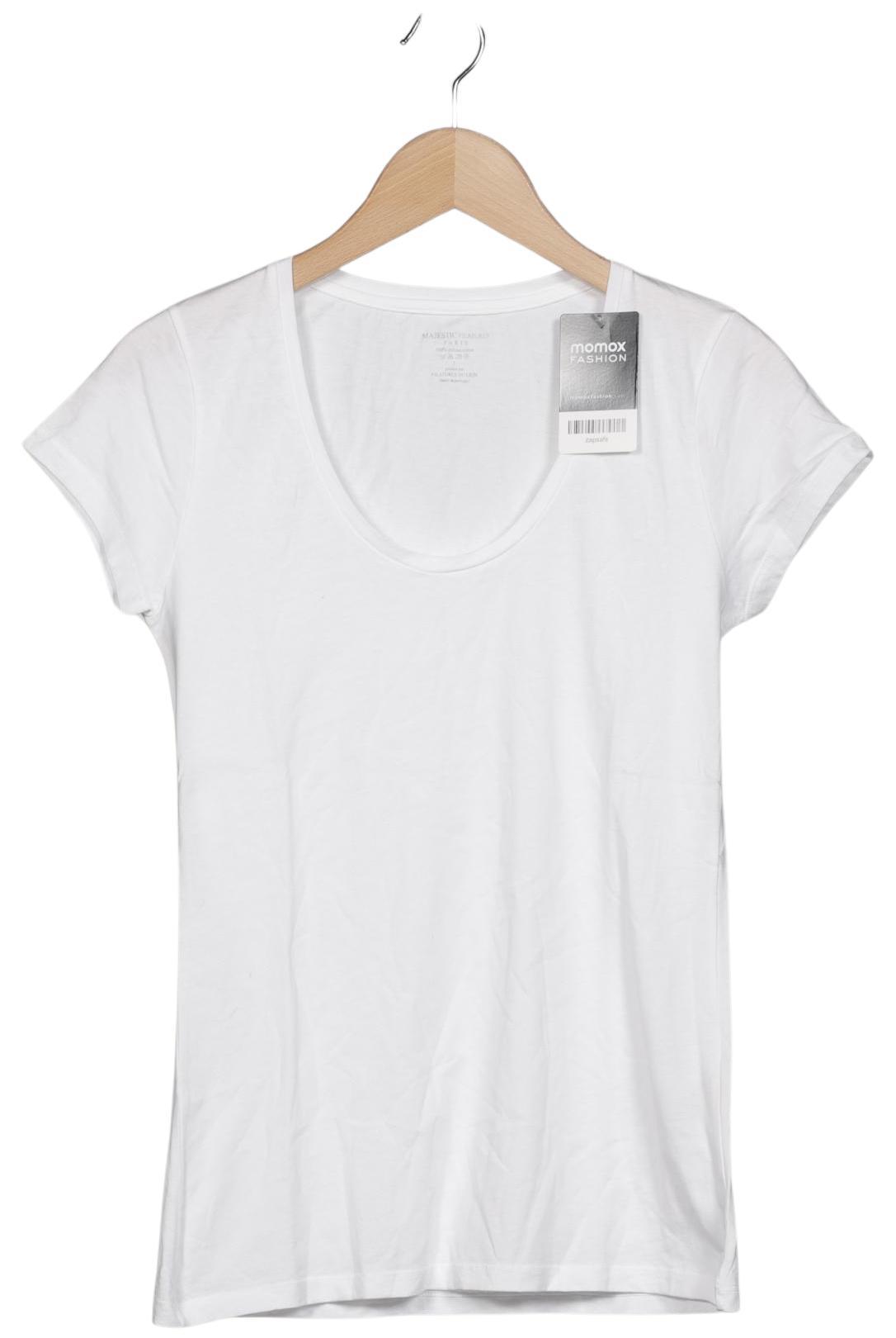 

Majestic Filatures Damen T-Shirt, weiß, Gr. 32
