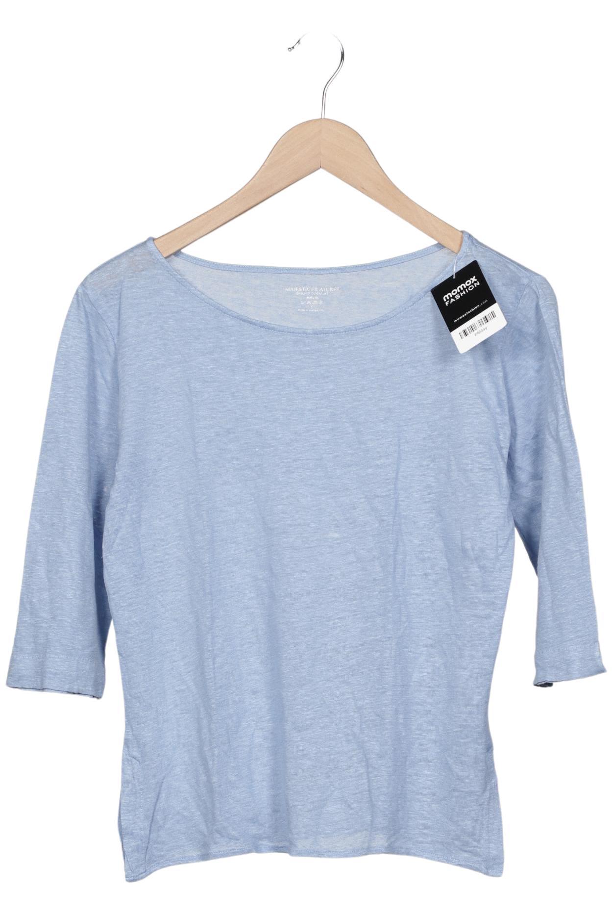 

Majestic Filatures Damen Langarmshirt, hellblau, Gr. 34