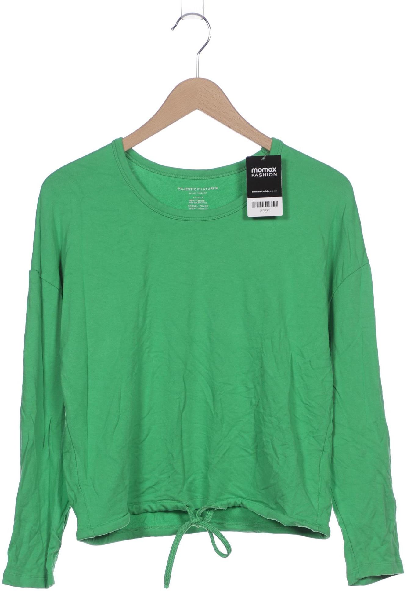

Majestic Filatures Damen Langarmshirt, grün, Gr. 34