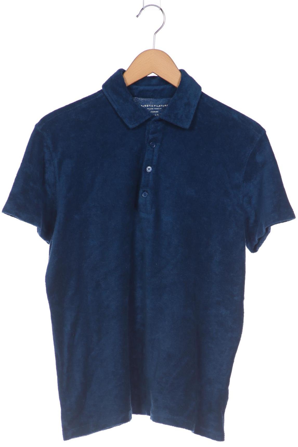 

Majestic Filatures Herren Poloshirt, blau, Gr. 46